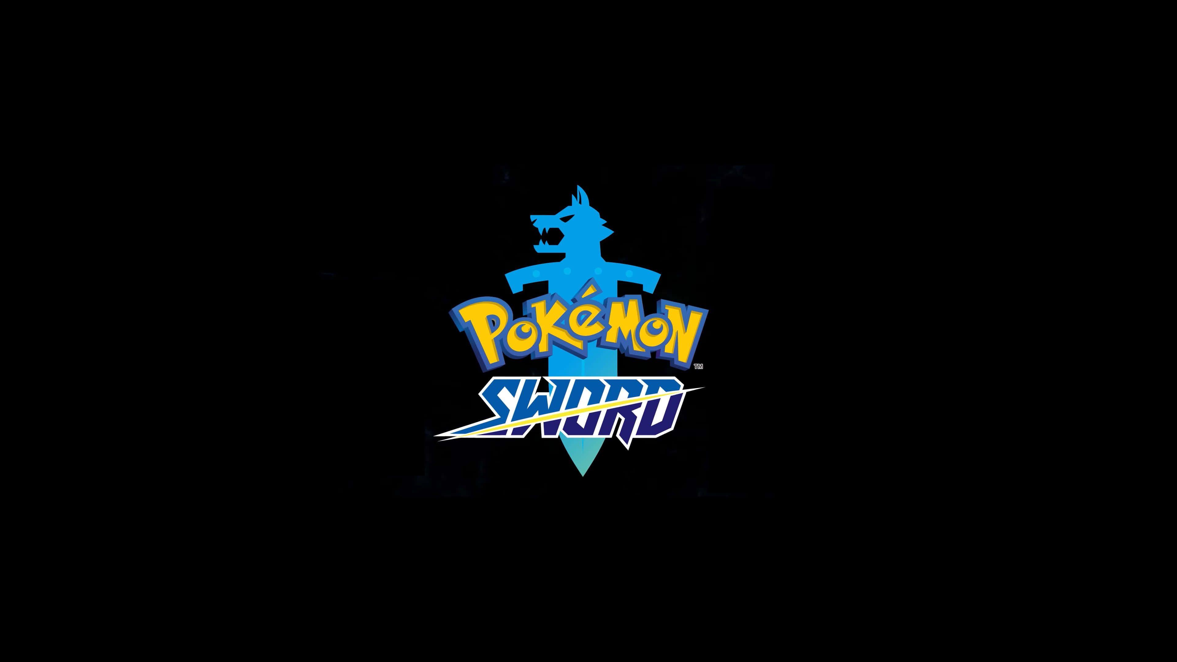 3840x2160 Pokemon Sword Logo UHD 4K Wallpaper