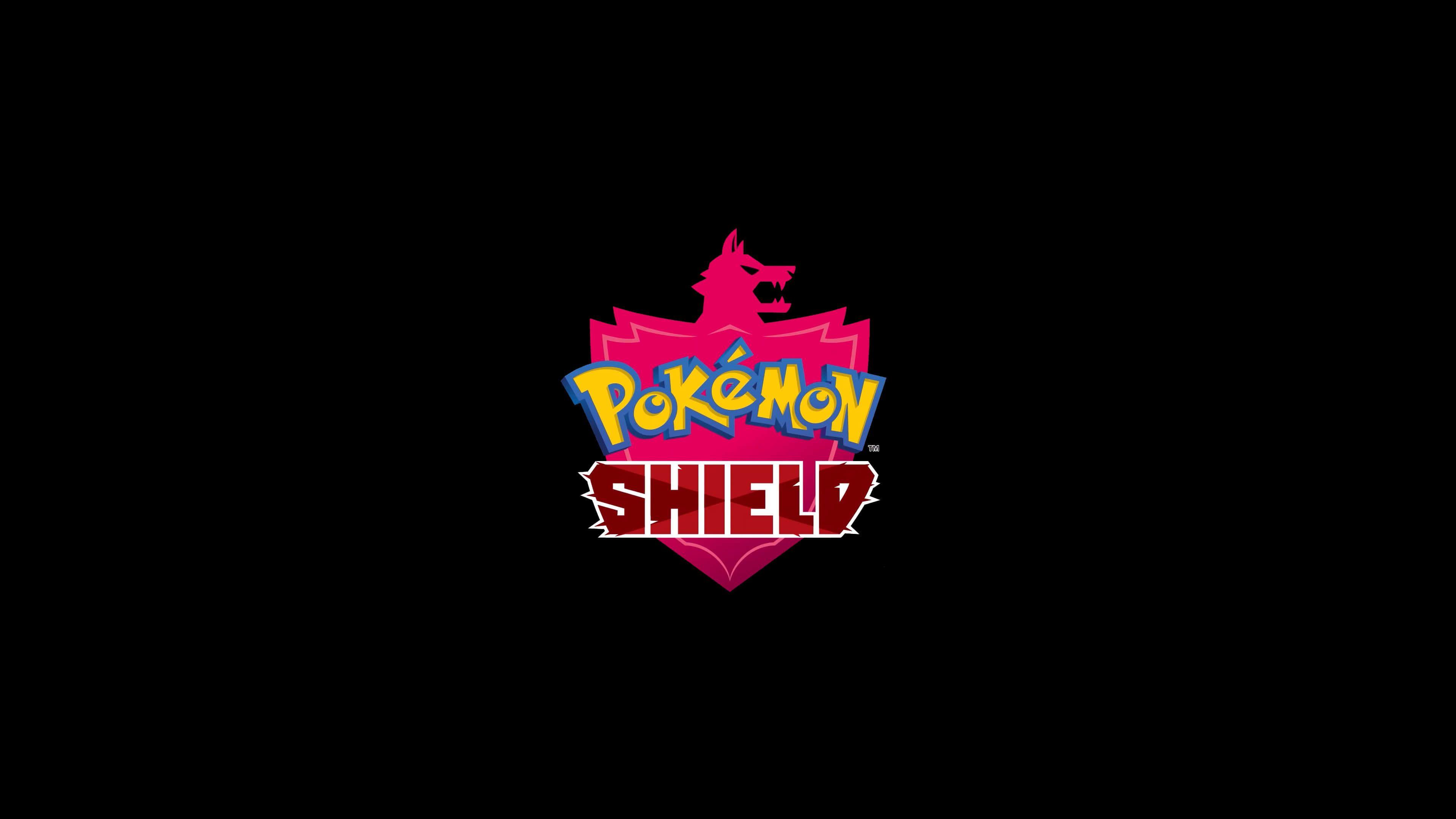 3840x2160 Pokemon Shield Logo UHD 4K Wallpaper