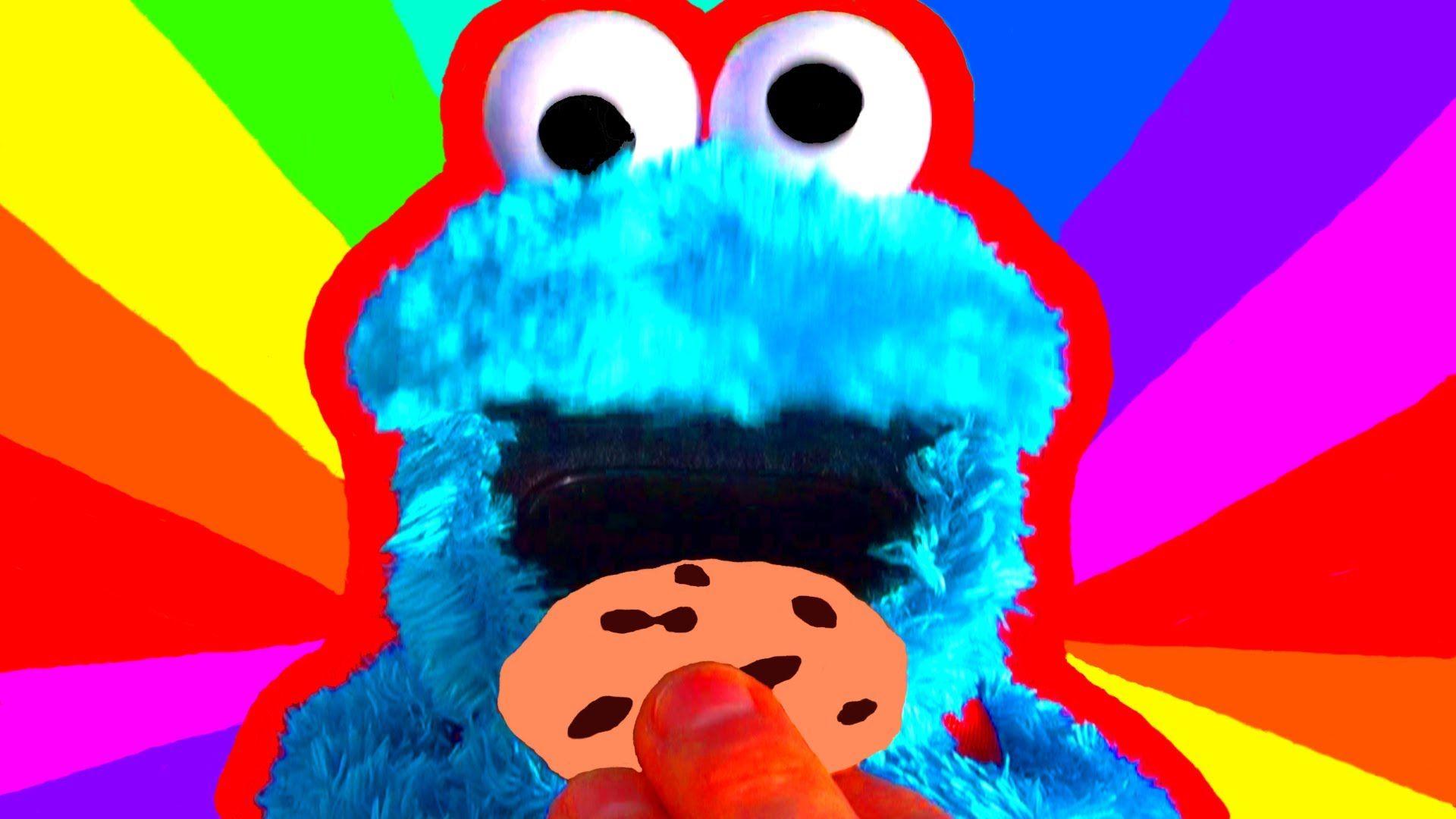 1920x1080 Free HD Cookie Monster Wallpaper