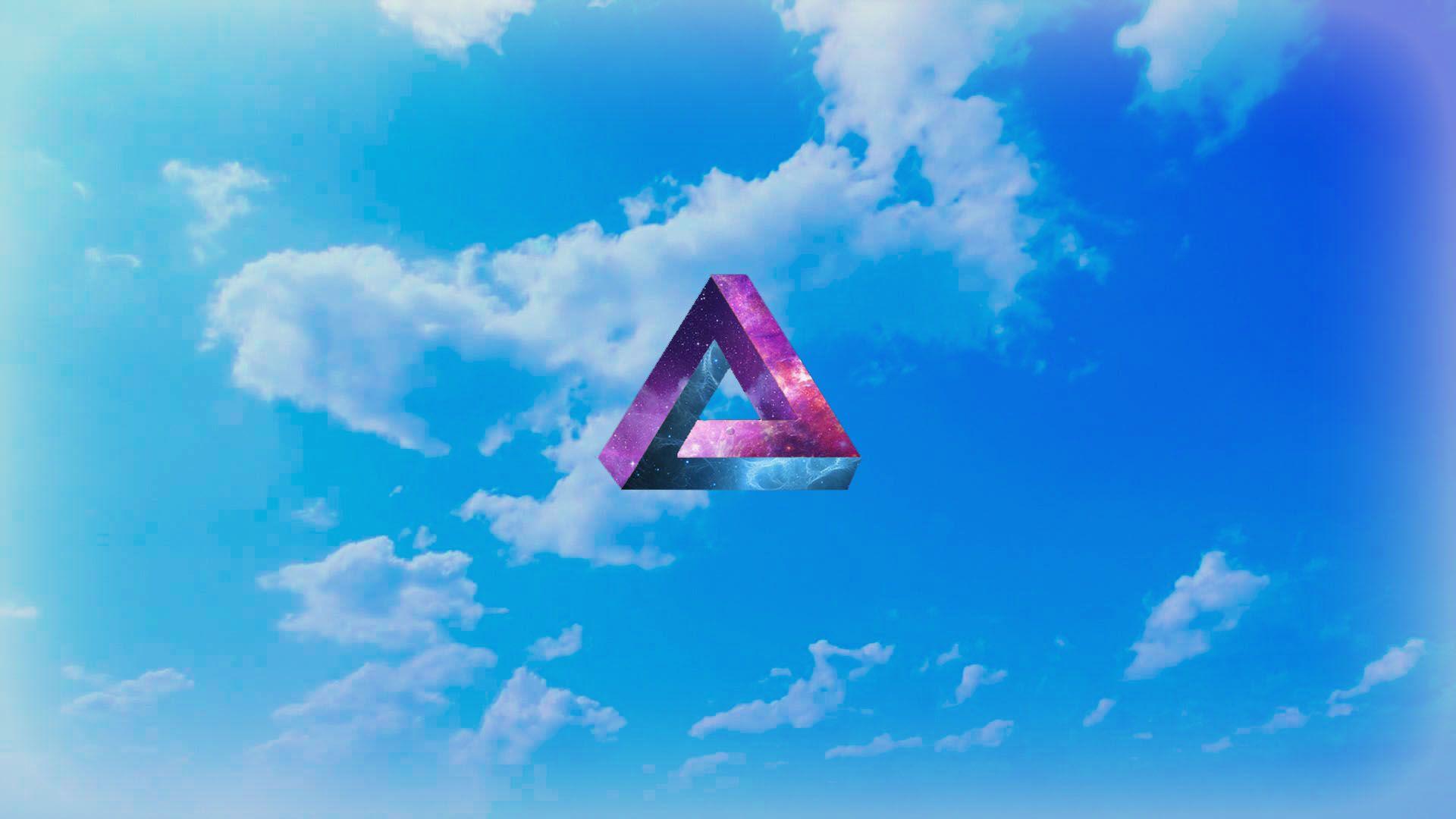 1920x1080 Space Penrose triangle [1920x1080]