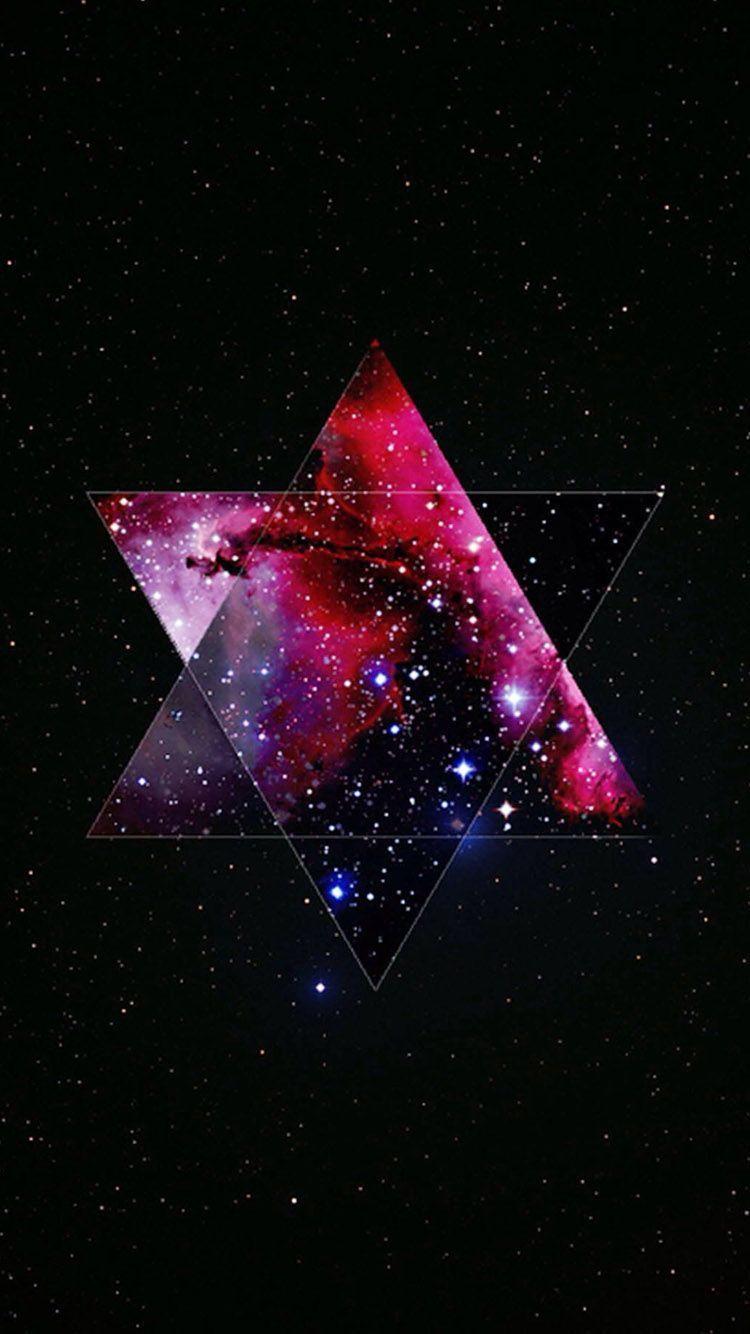 750x1334 Triangle Galaxy Wallpaper
