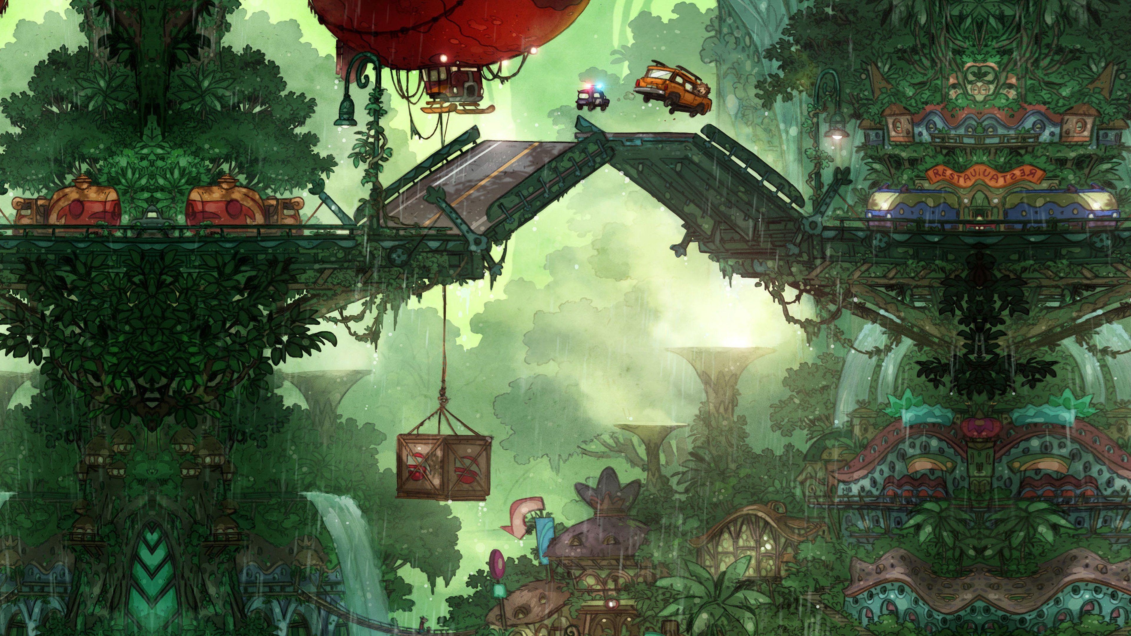 3840x2160 Zootopia Art Illustration Film Anime Wallpaper