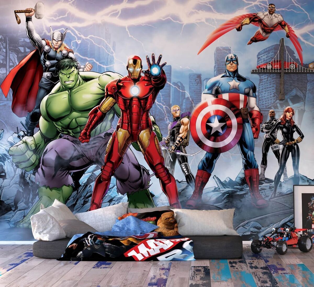 1200x1097 Marvel photo wallpaper 360x270cm