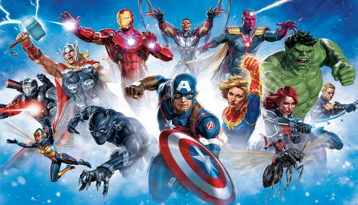 1200x686 Avenger Gallery Art Peel And Stick