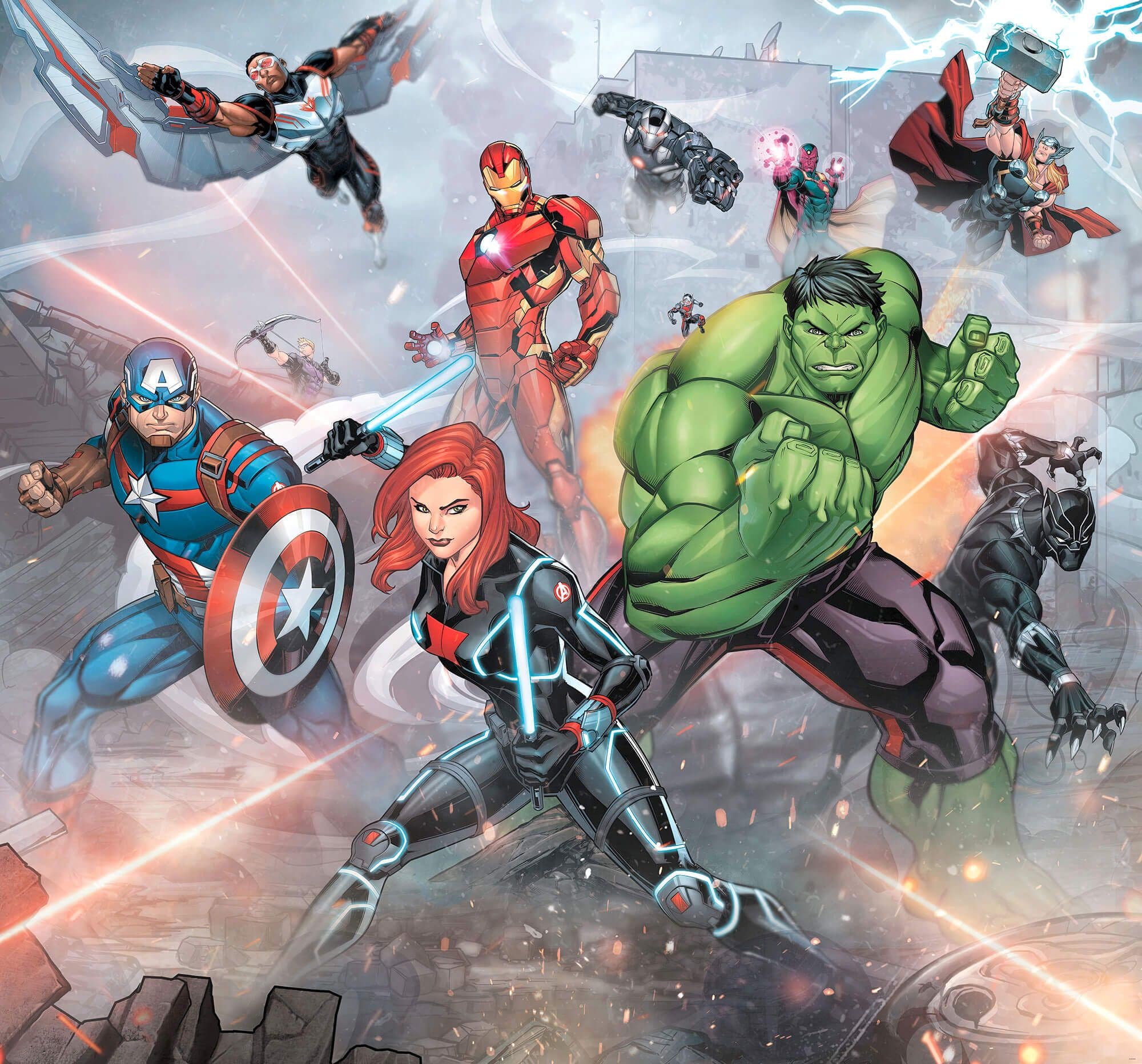2000x1864 wall mural wallpaper