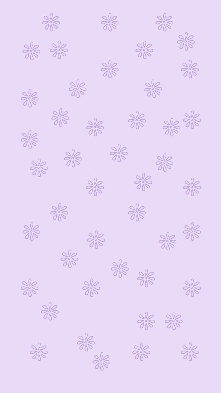 736x1308 Lilac pastel flowers aesthetic