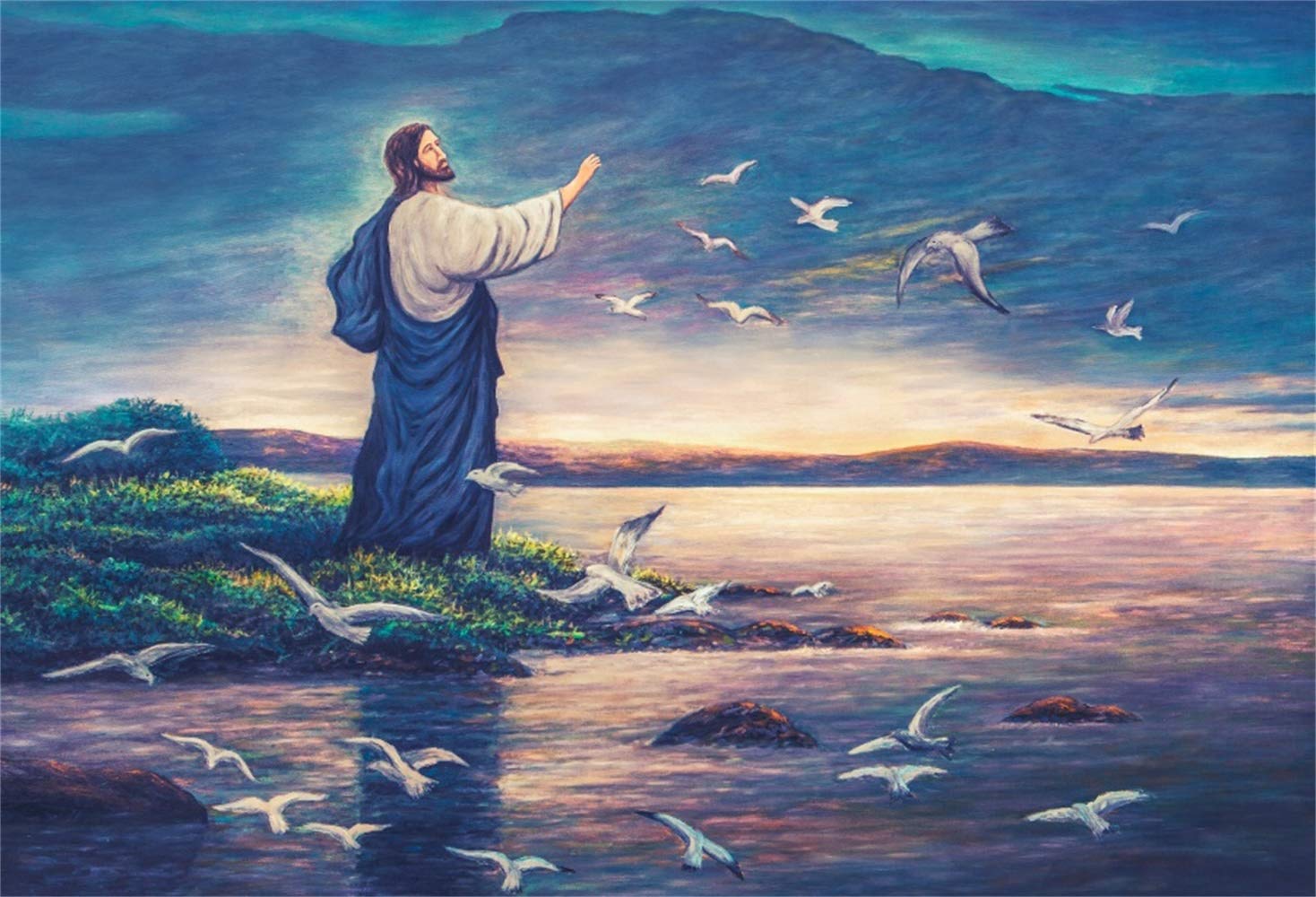 1468x1000 Laeacco 7x5ft Jesus Christ by