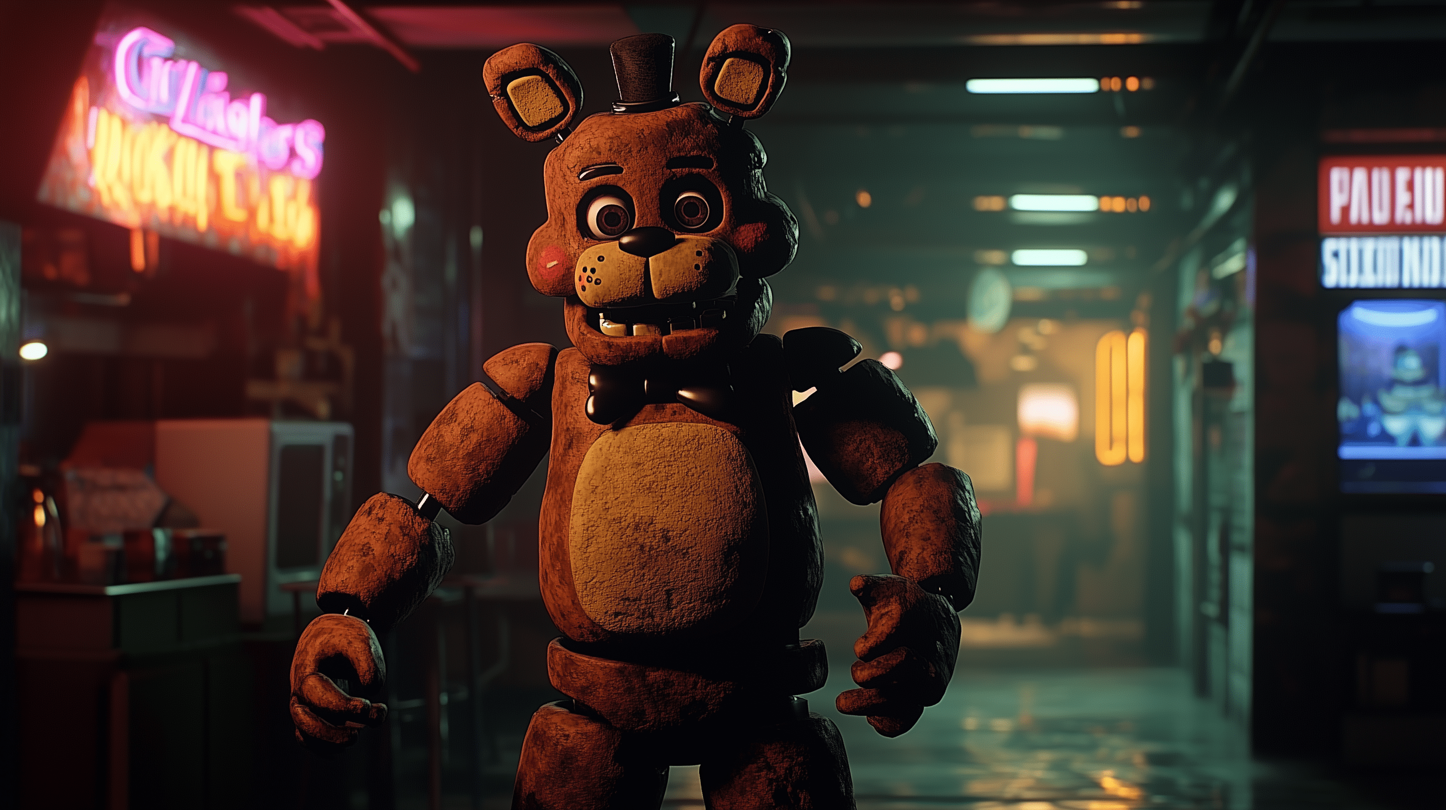 2912x1632 Withered Freddy HD Wallpaper from Five