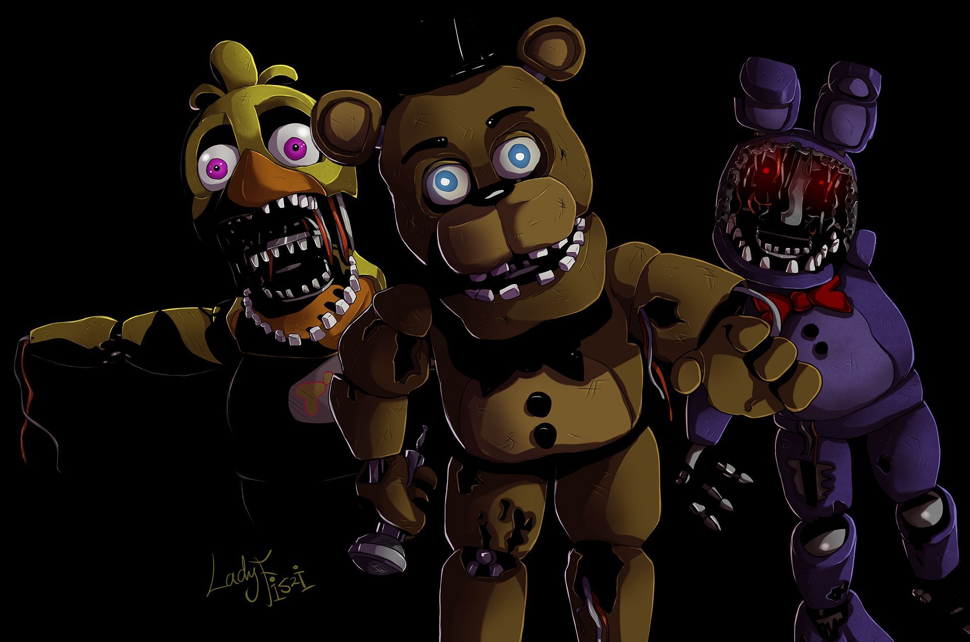 1920x1271 Withered Bonnie Five Nights At Freddy