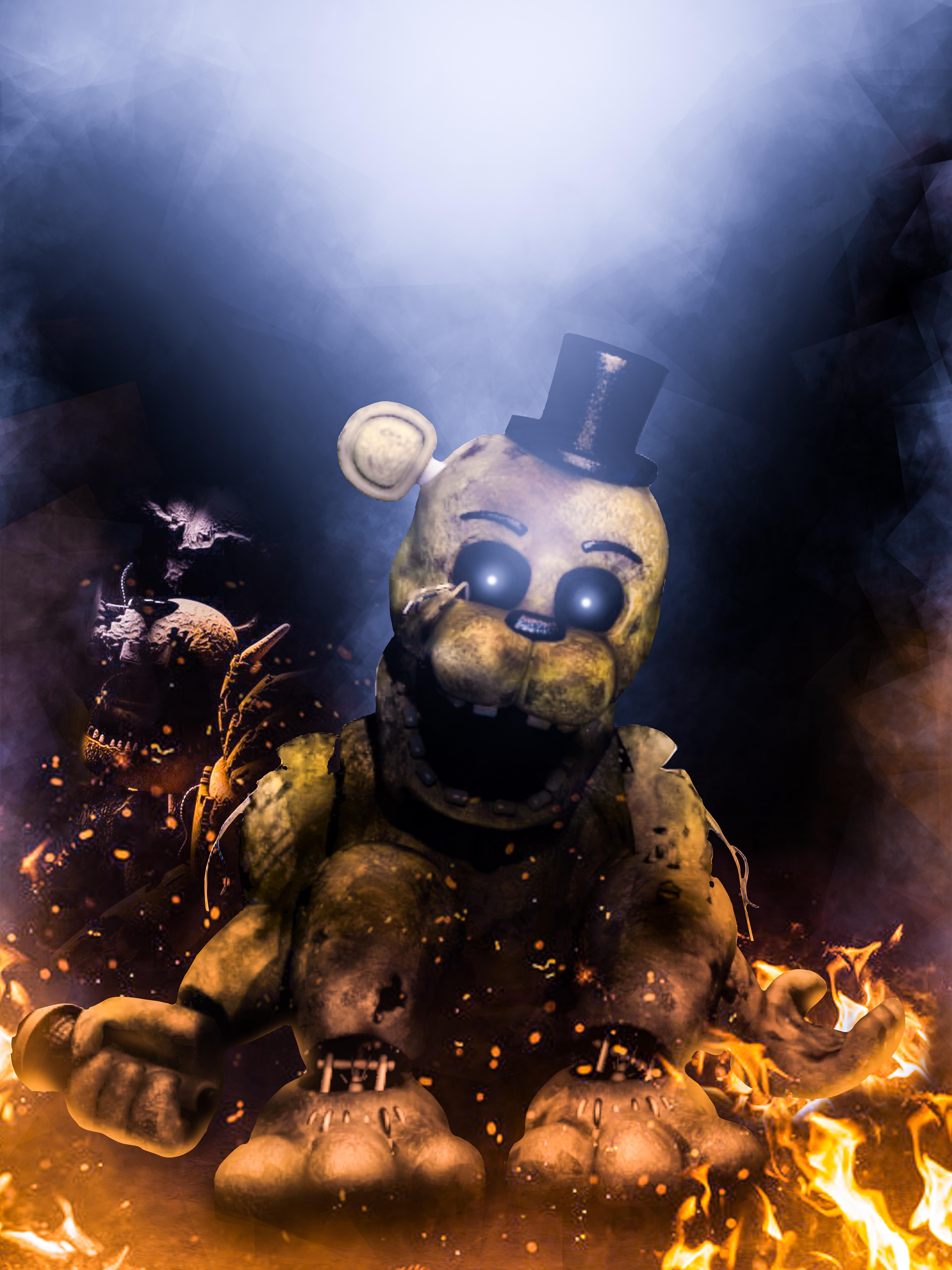 5400x7200 Golden Freddy's Revenge! : r