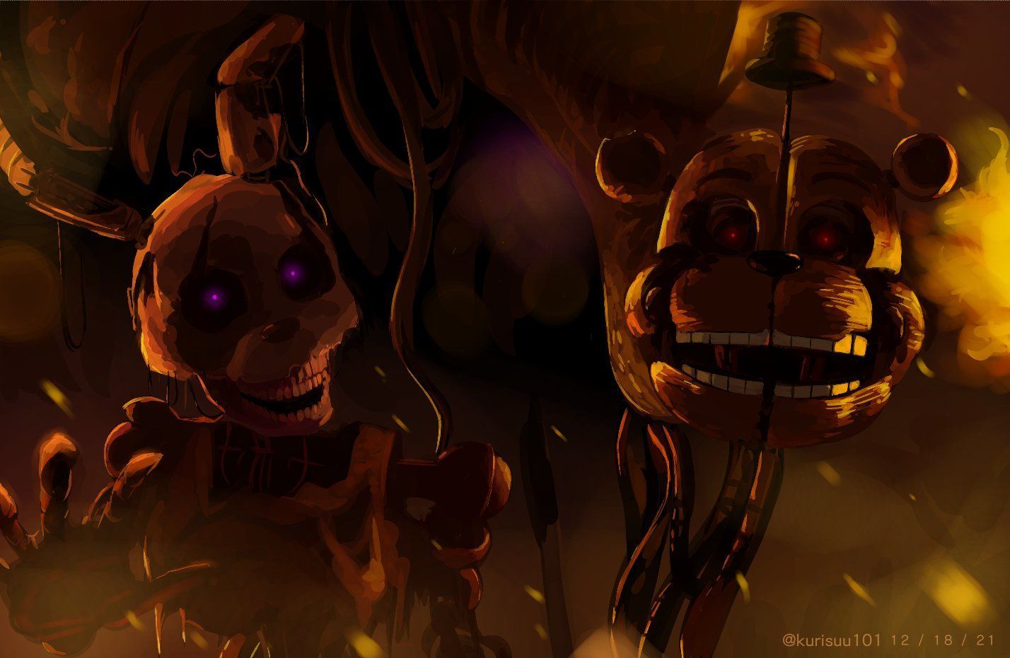 1428x931 Fnaf: SB art #FNAFSBspoilers