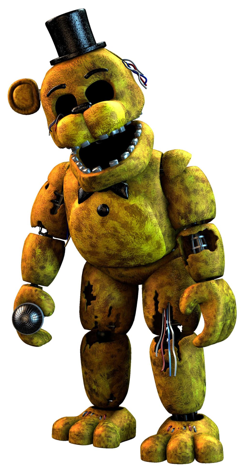 1015x1920 Golden Freddy Wallpaper
