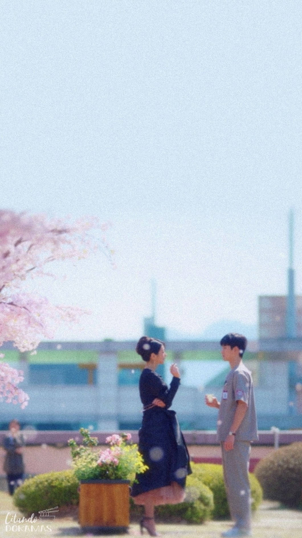 1060x1884 Kdrama Outdoor Scene Wallpaper