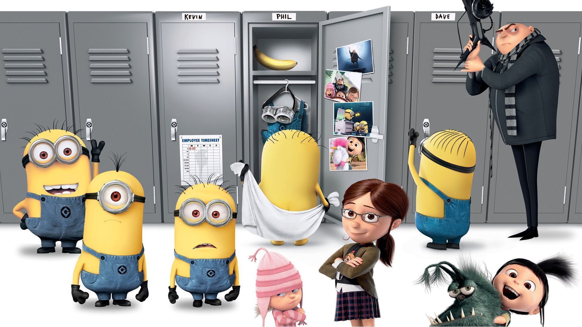 1920x1080 HD Wallpaper: Gru, Minions