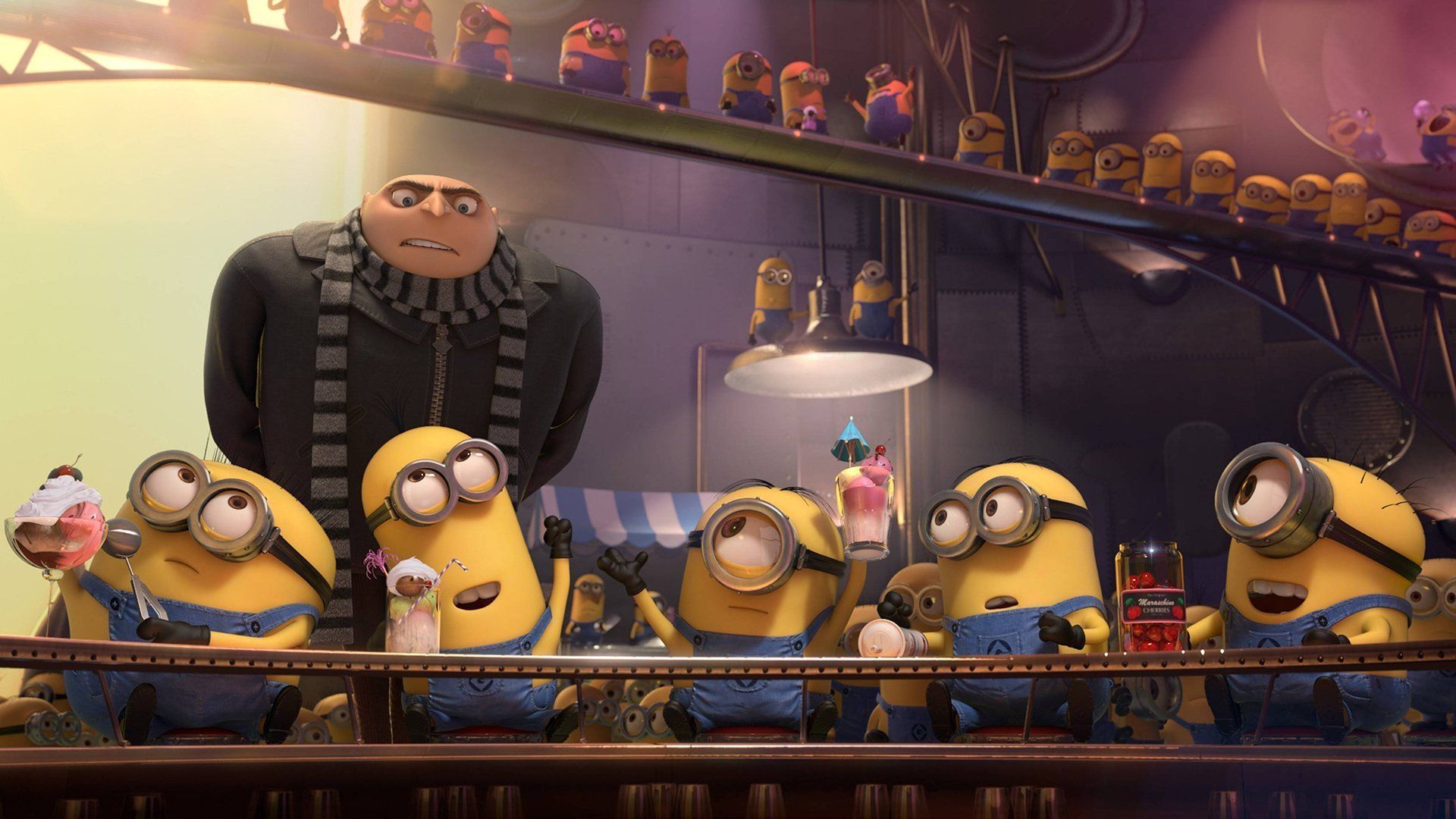 1920x1080 HD Wallpaper: Gru and Minions
