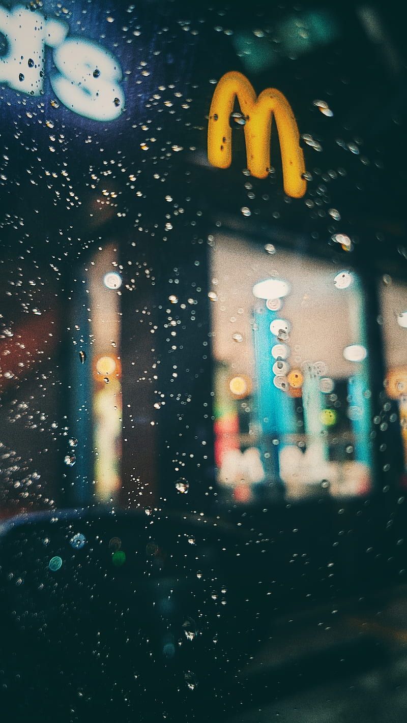 800x1422 Rainy Night In Osaka, Japan, Lo Fi, Lo Fi Nights, Lofi, Rain, HD Phone Wallpaper