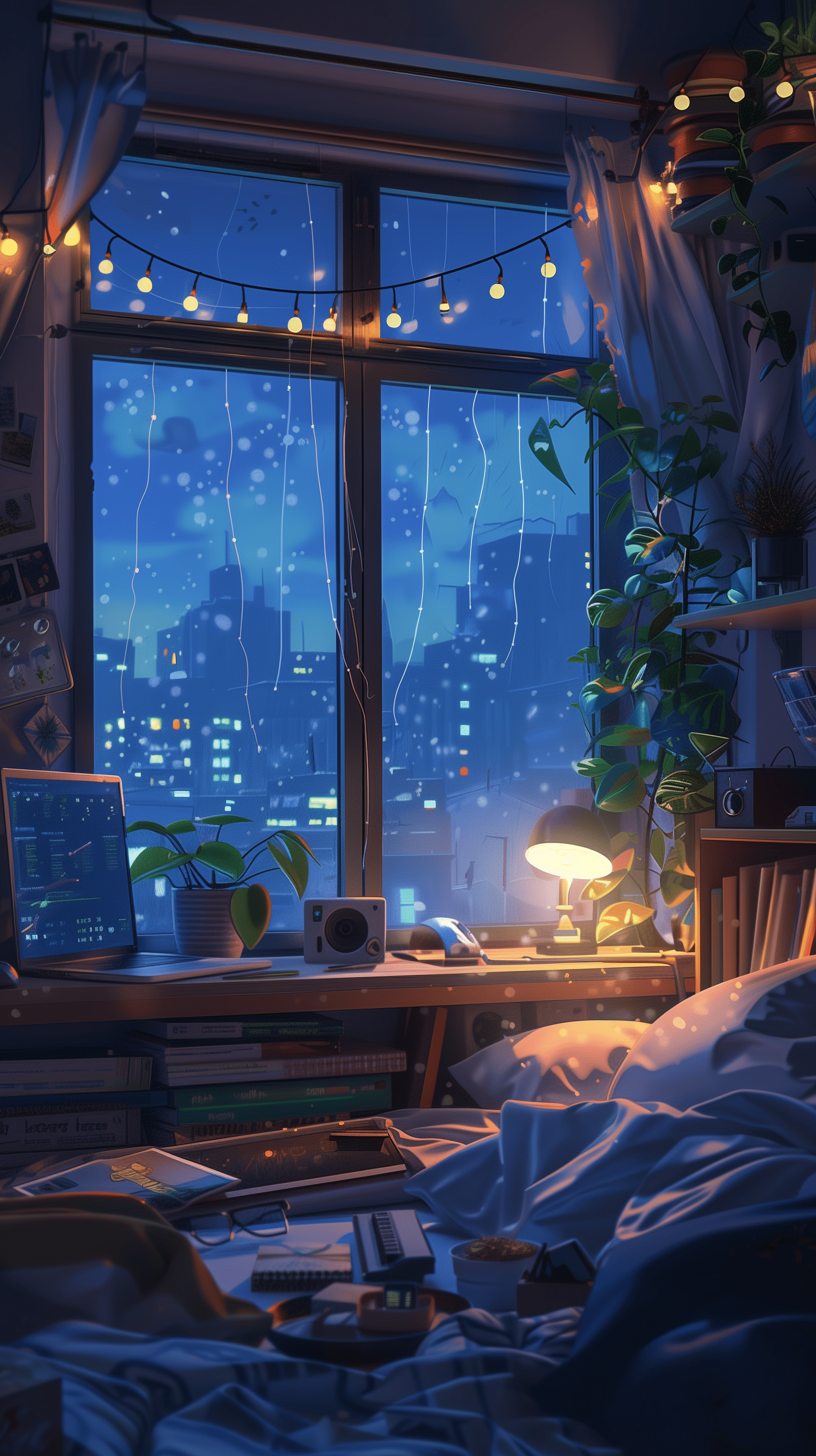 1632x2912 Lofi Phone Wallpaper and iPhone Background: Free HD Download
