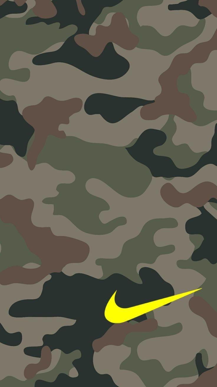 nike logo camouflage