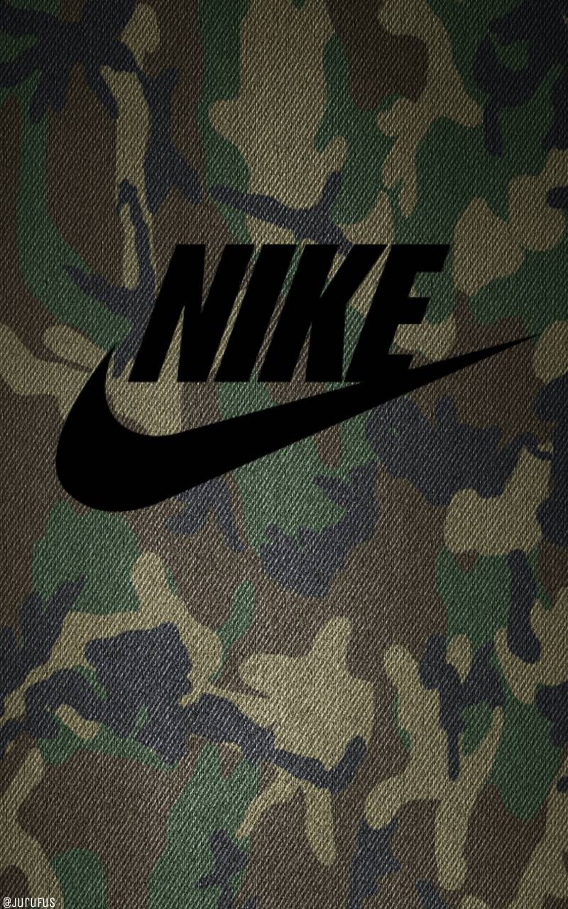 nike logo camouflage