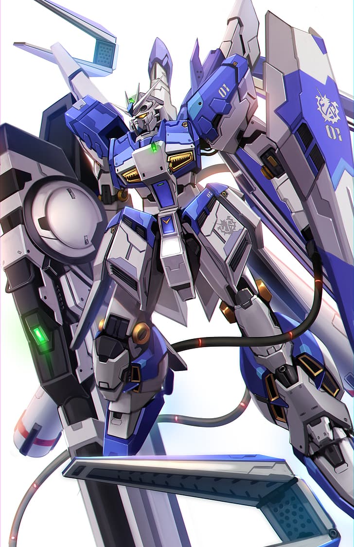 728x1125 Hi-ν Gundam 1080P, 2K, 4K, 5K HD