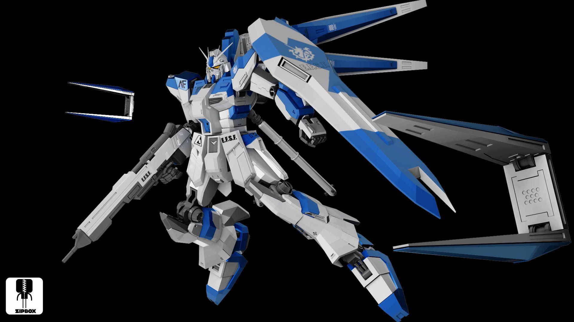 1920x1080 Nattaphong Sirisopanon Nu Gundam