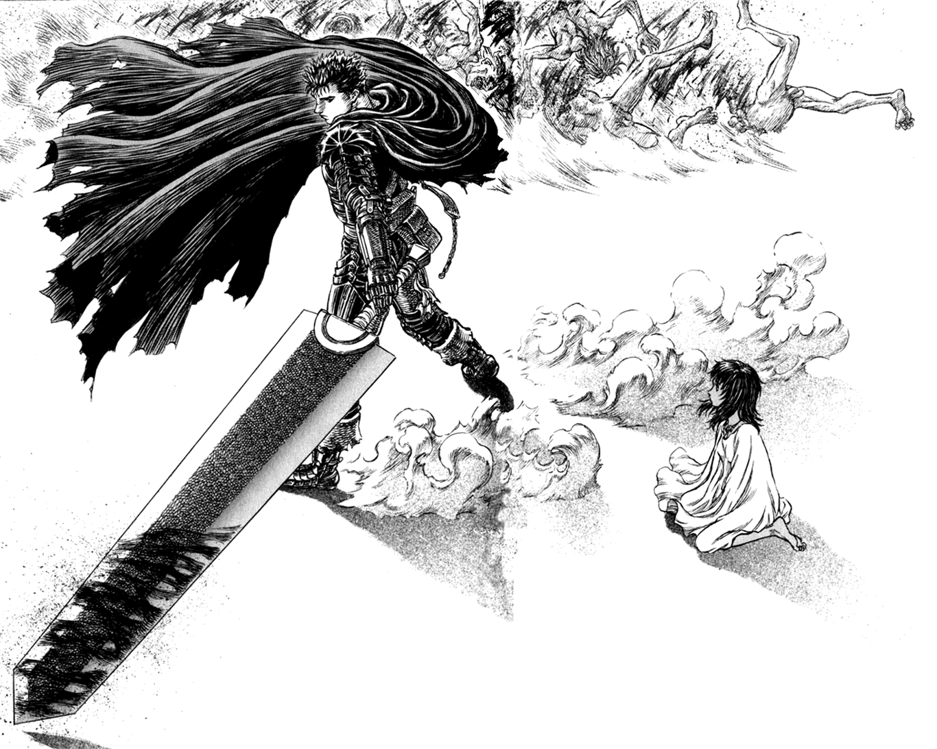 1366x1093 Download Casca (Berserk) Guts (Berserk