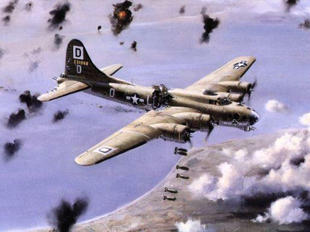 1024x768 Bomber Planes Wallpaper