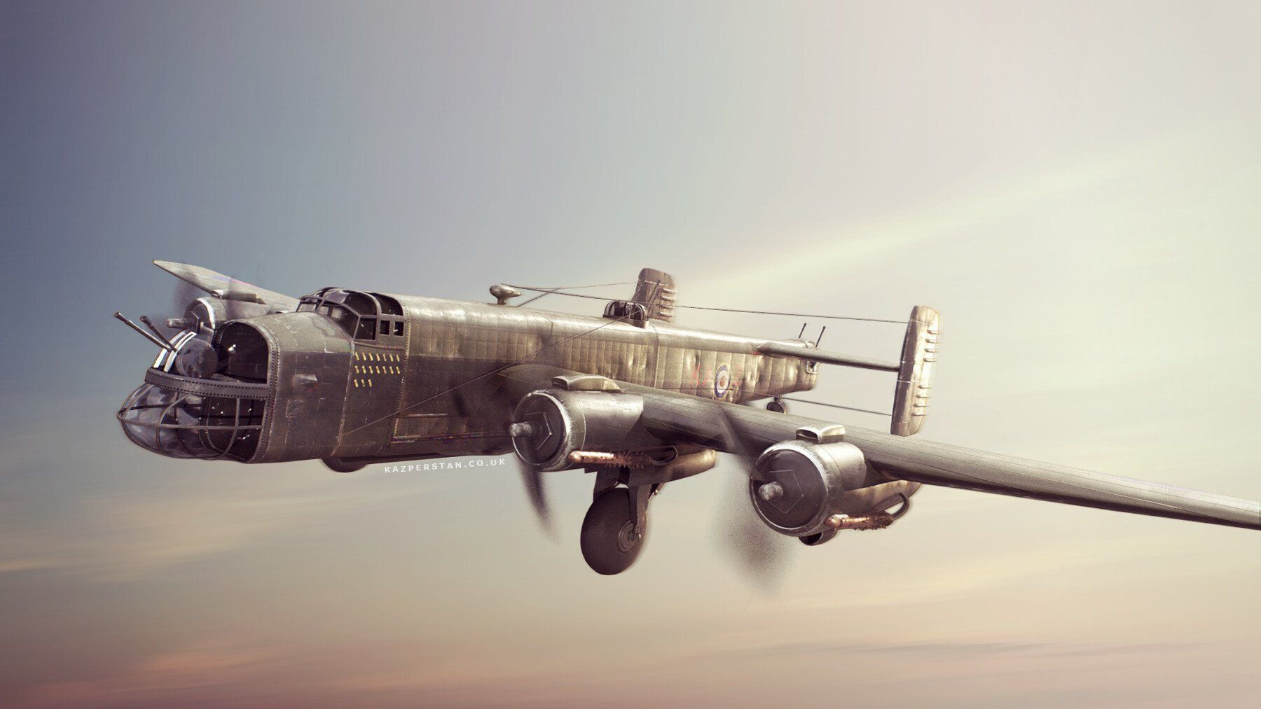 1800x1013 WW2 Bomber Plane