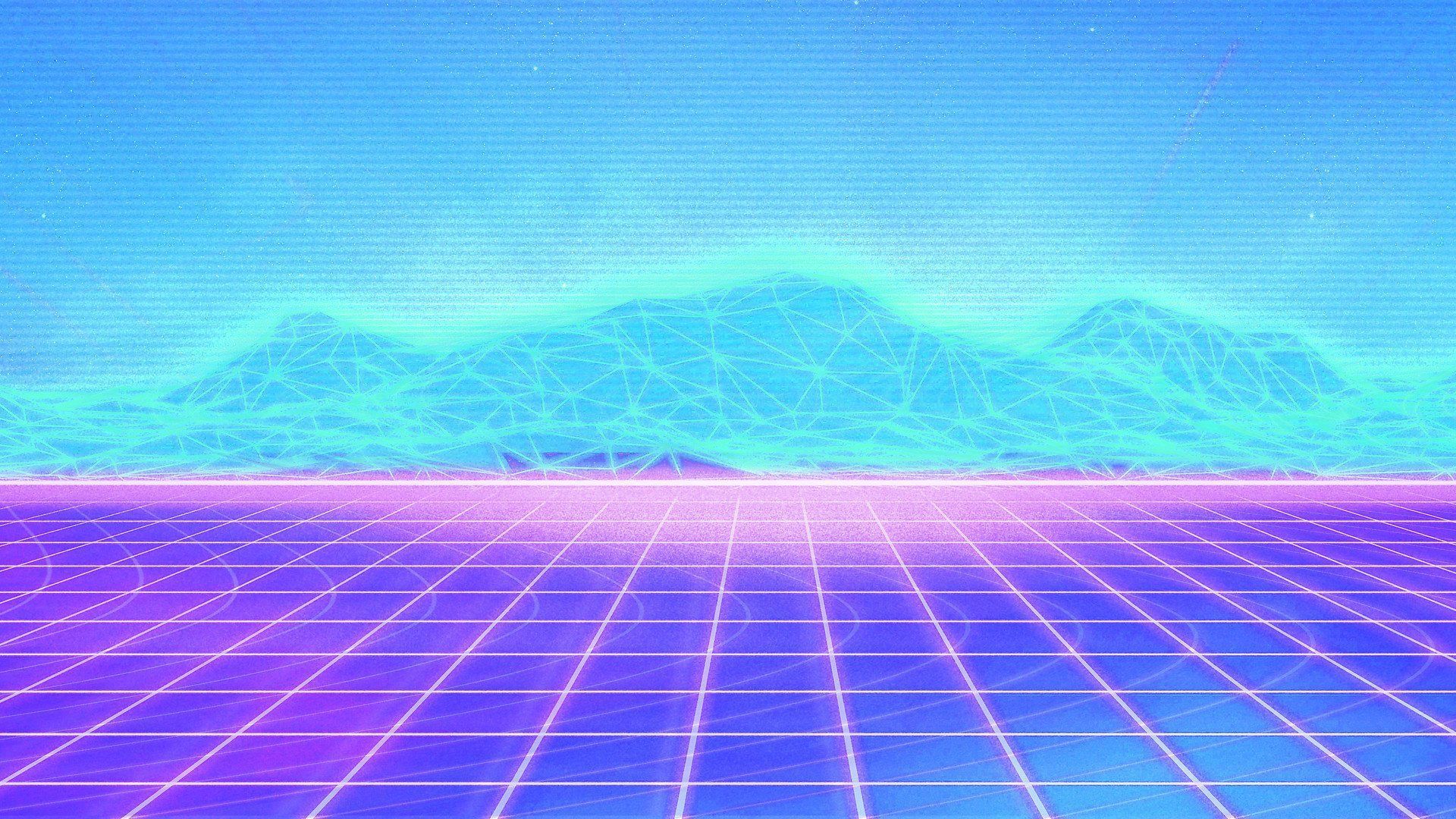 1920x1080 Vibrant Vaporwave Aesthetic HD Wallpaper