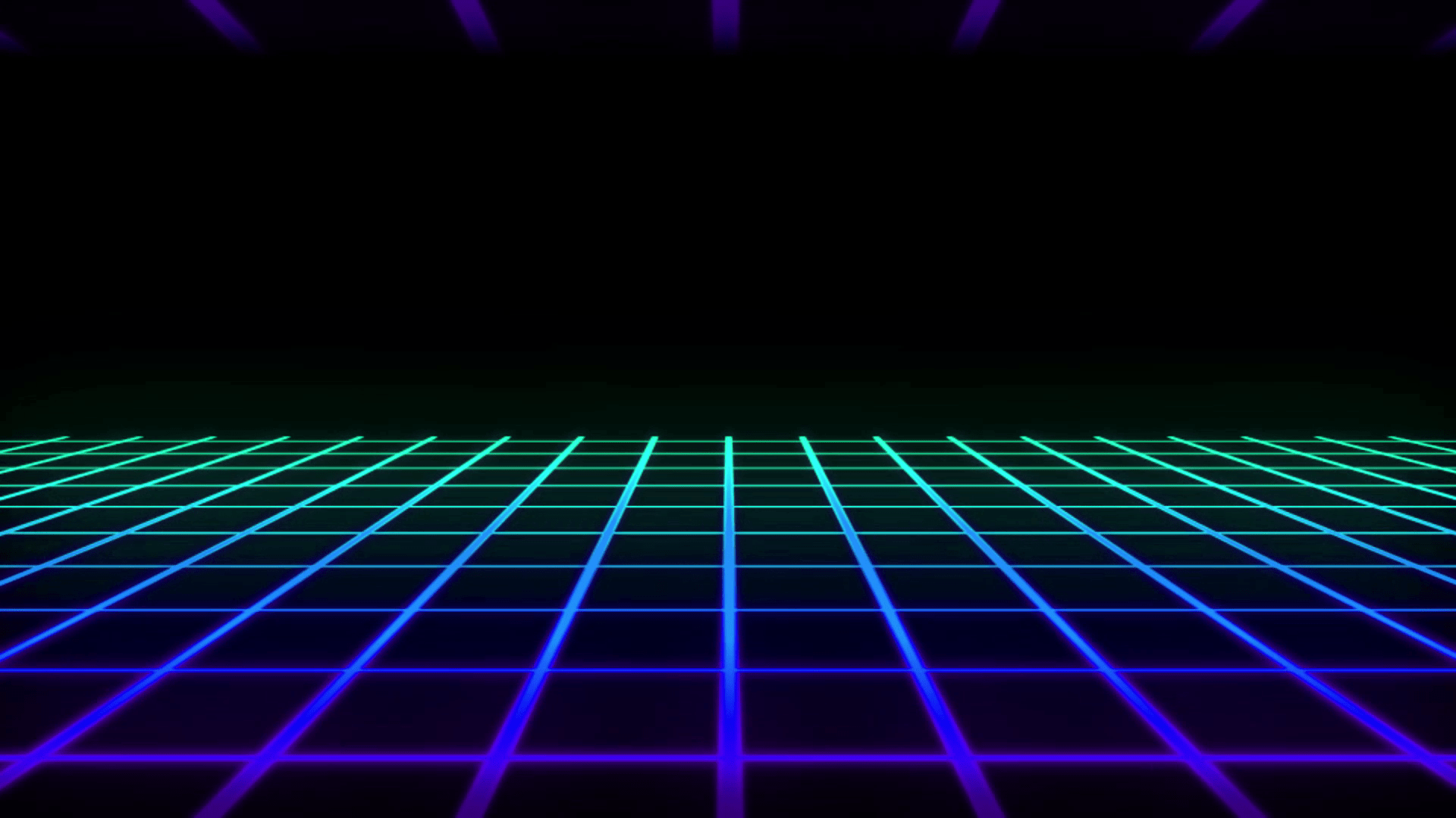 1920x1080 Retro Future Grid Floor Loop