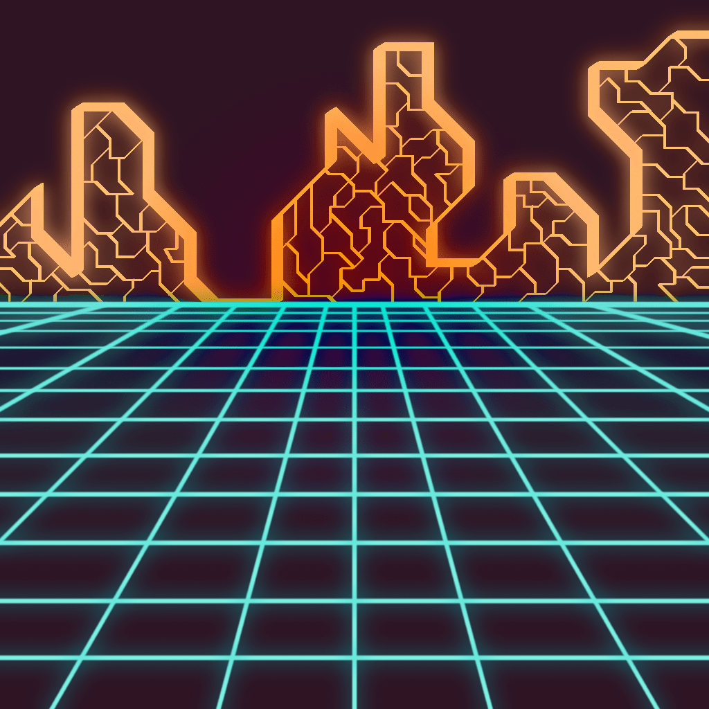 1024x1024 PC CSGO. Neon Grid AWP (WIP)