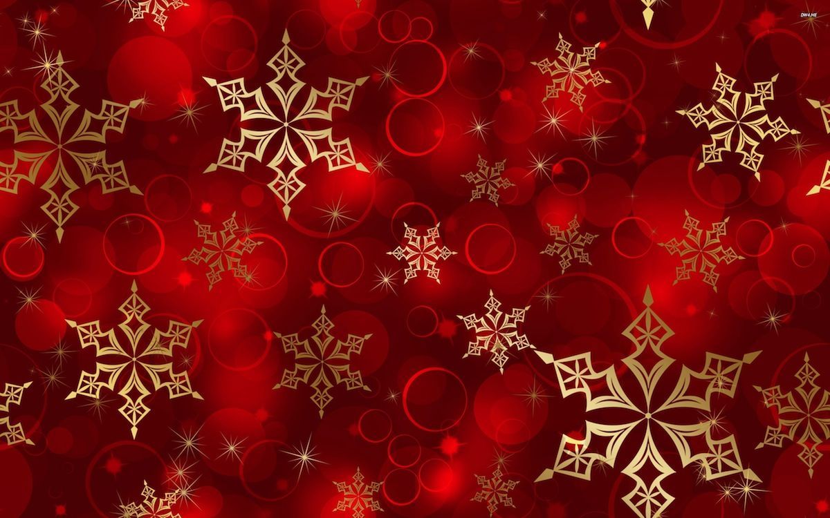 1200x750 Red Snowflake Hd Wallpaper Free Oef 2