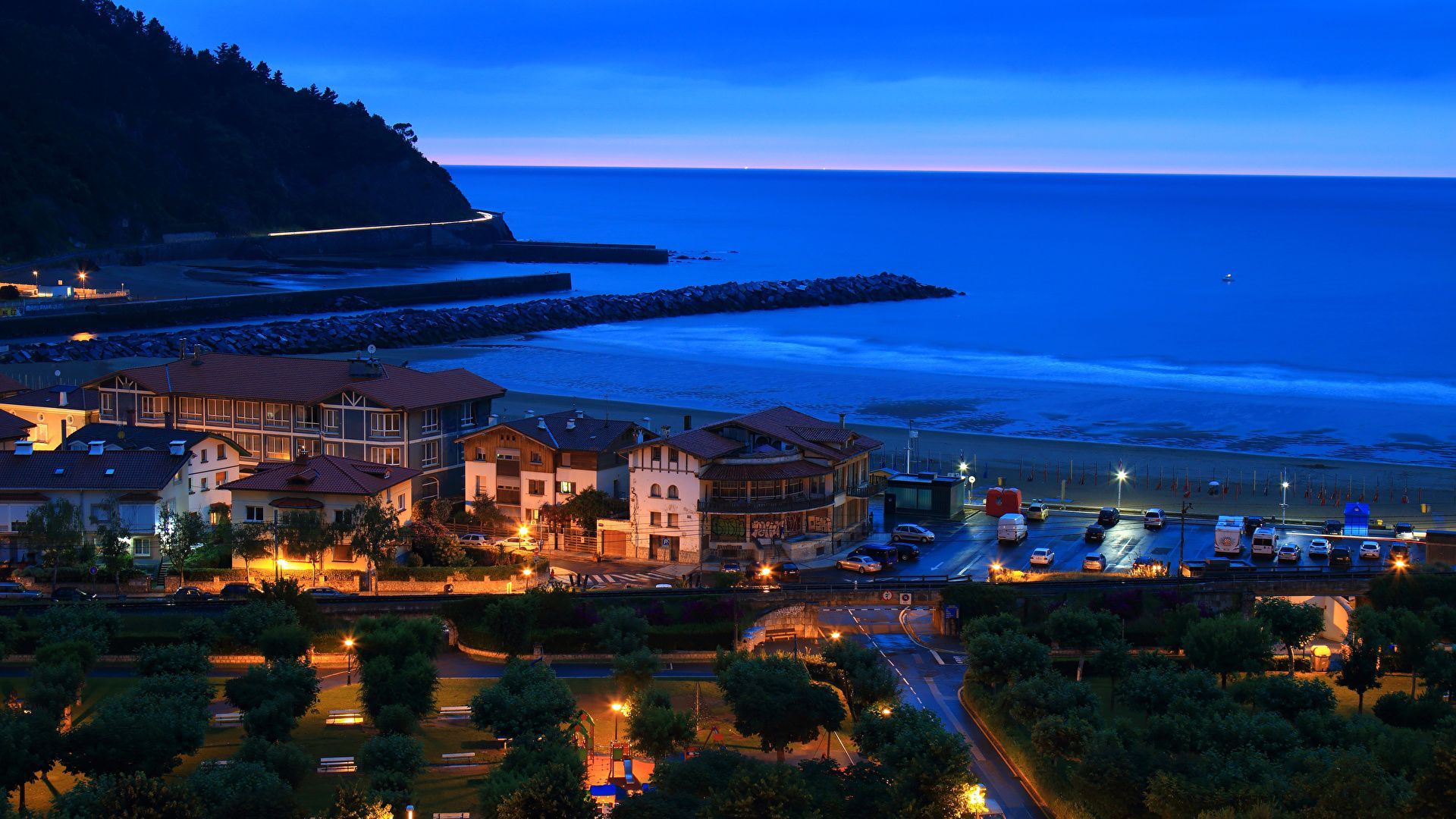 1920x1080 Picture Spain Deba Basque Country