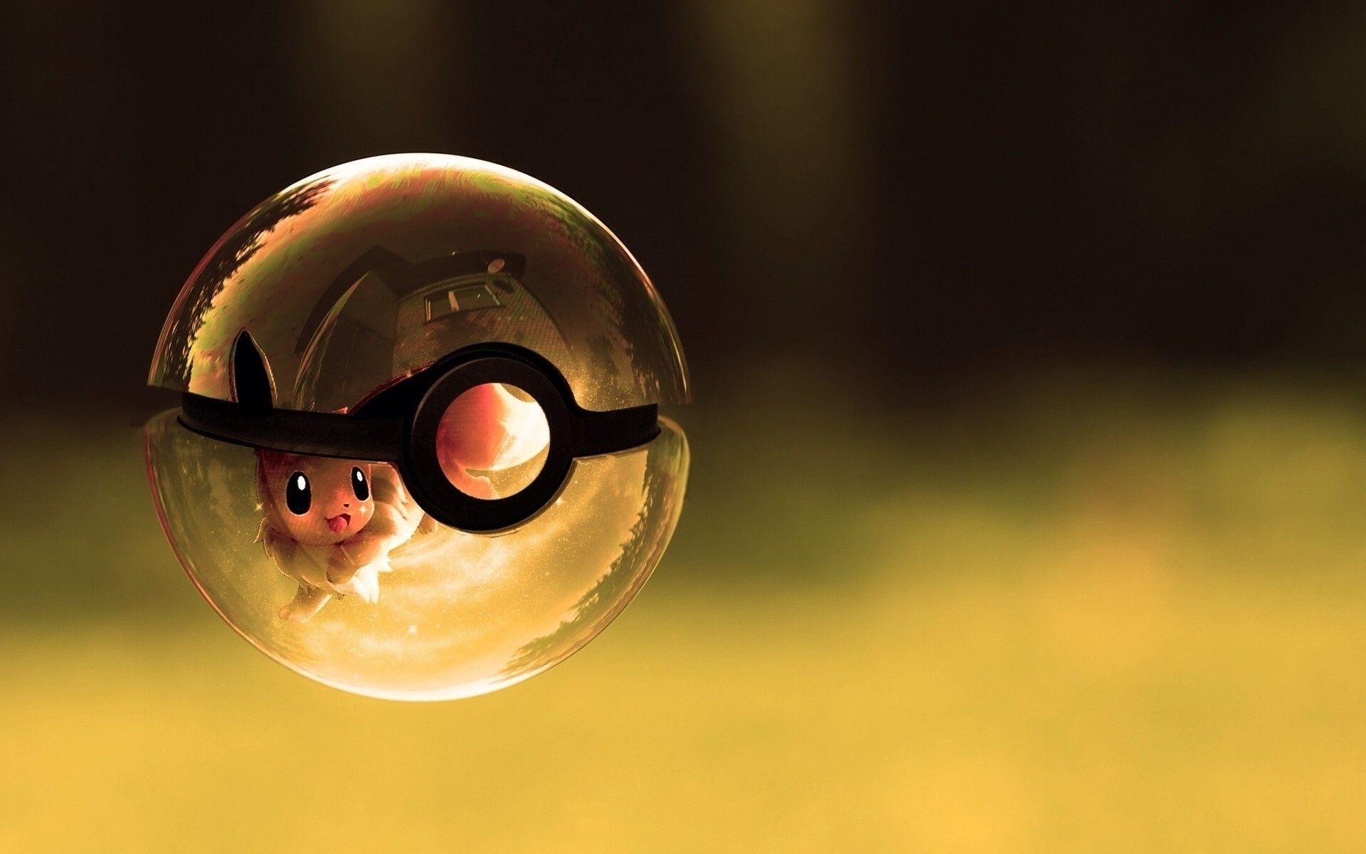 1920x1200 Eevee's pokeball. Eevee wallpaper, HD pokemon wallpaper, Pokeball wallpaper