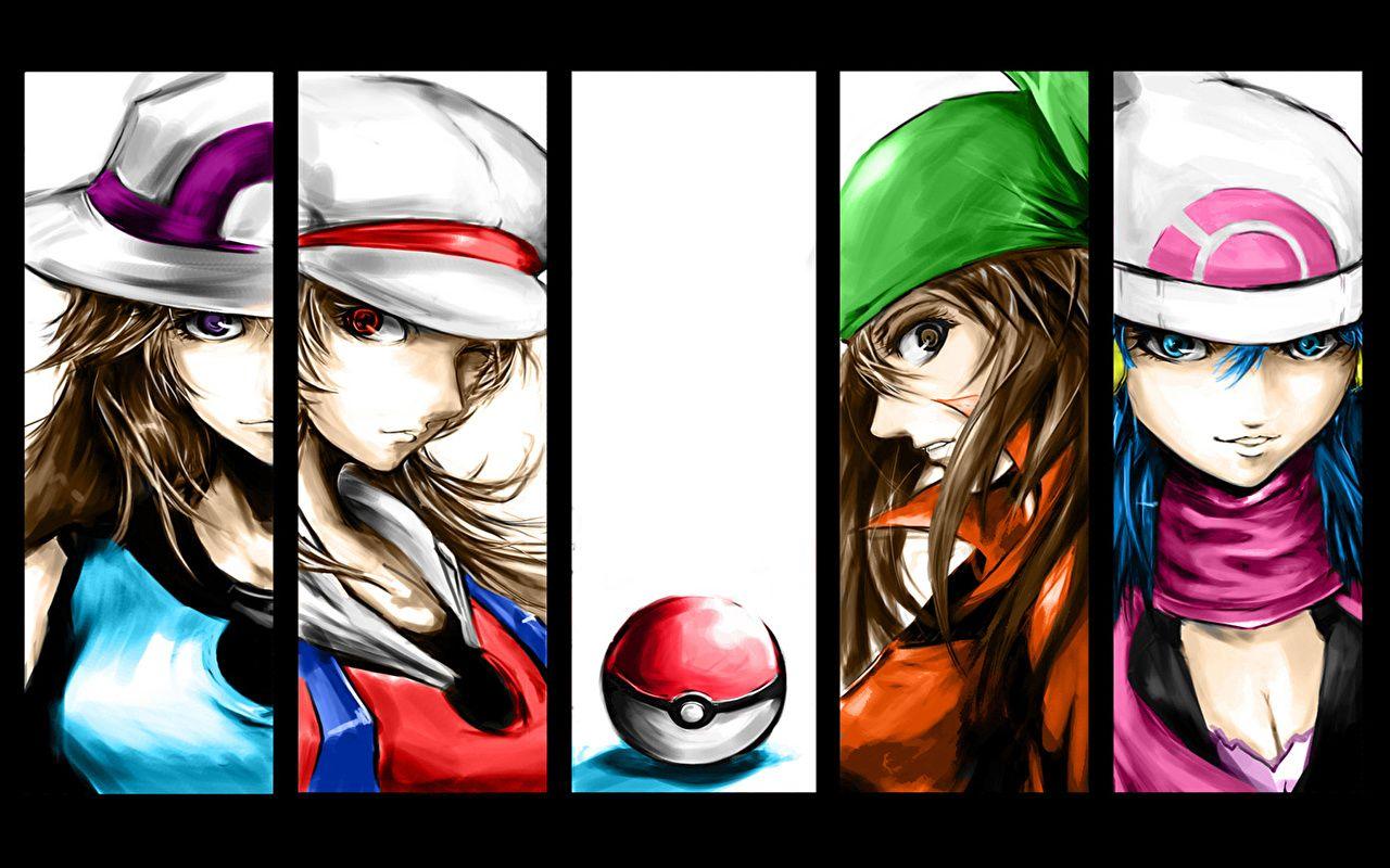 1280x800 Desktop Wallpaper Pocket Monster Girls Anime