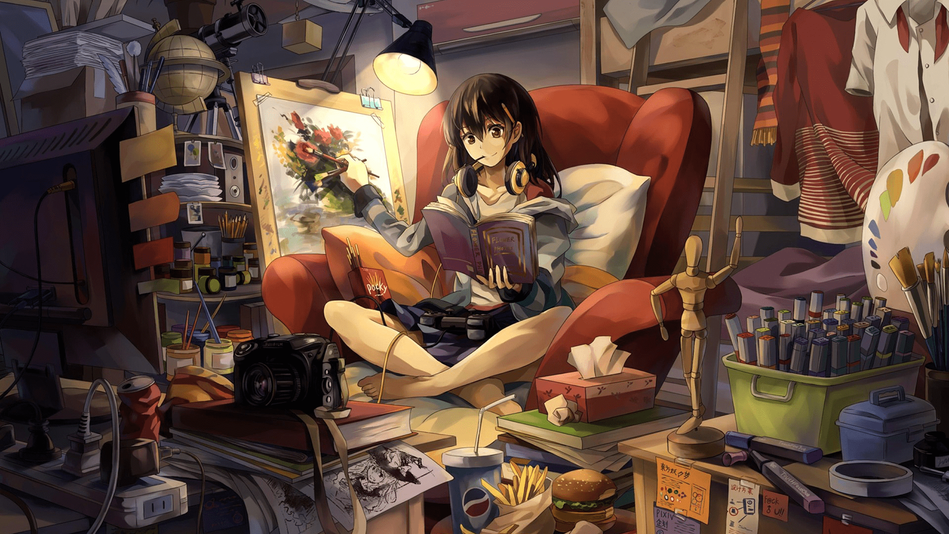 1920x1080 Original Anime Ambience HD Wallpaper