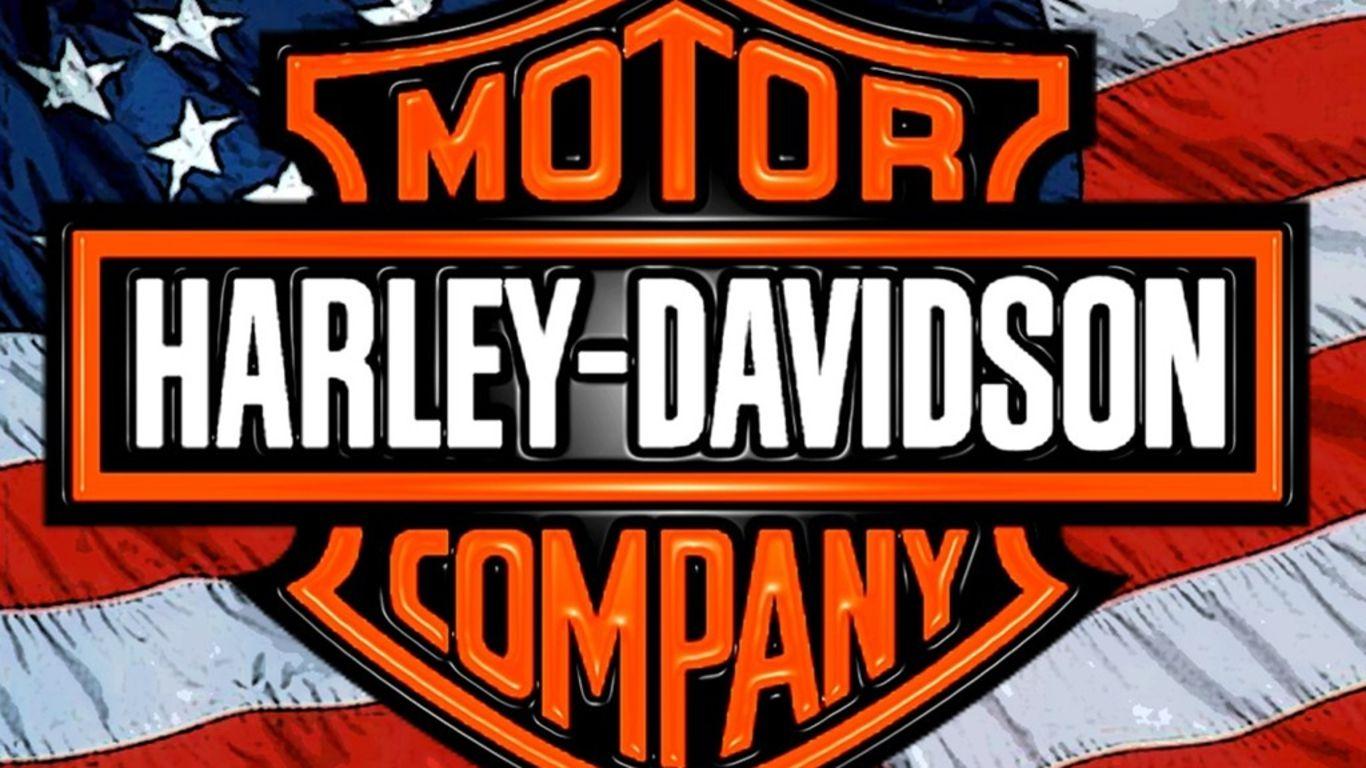 Hình nền HD 1366x768 Harley Davidson Logo