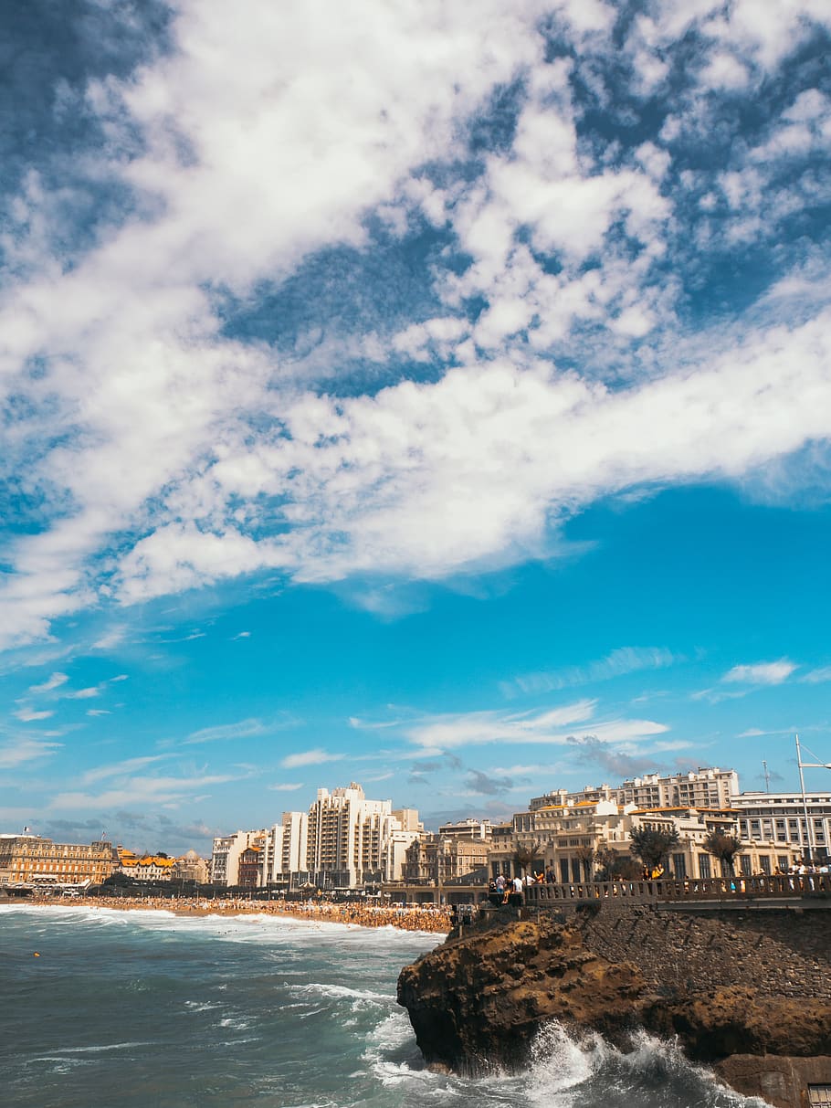 910x1213 france, biarritz, biarritz grande plage