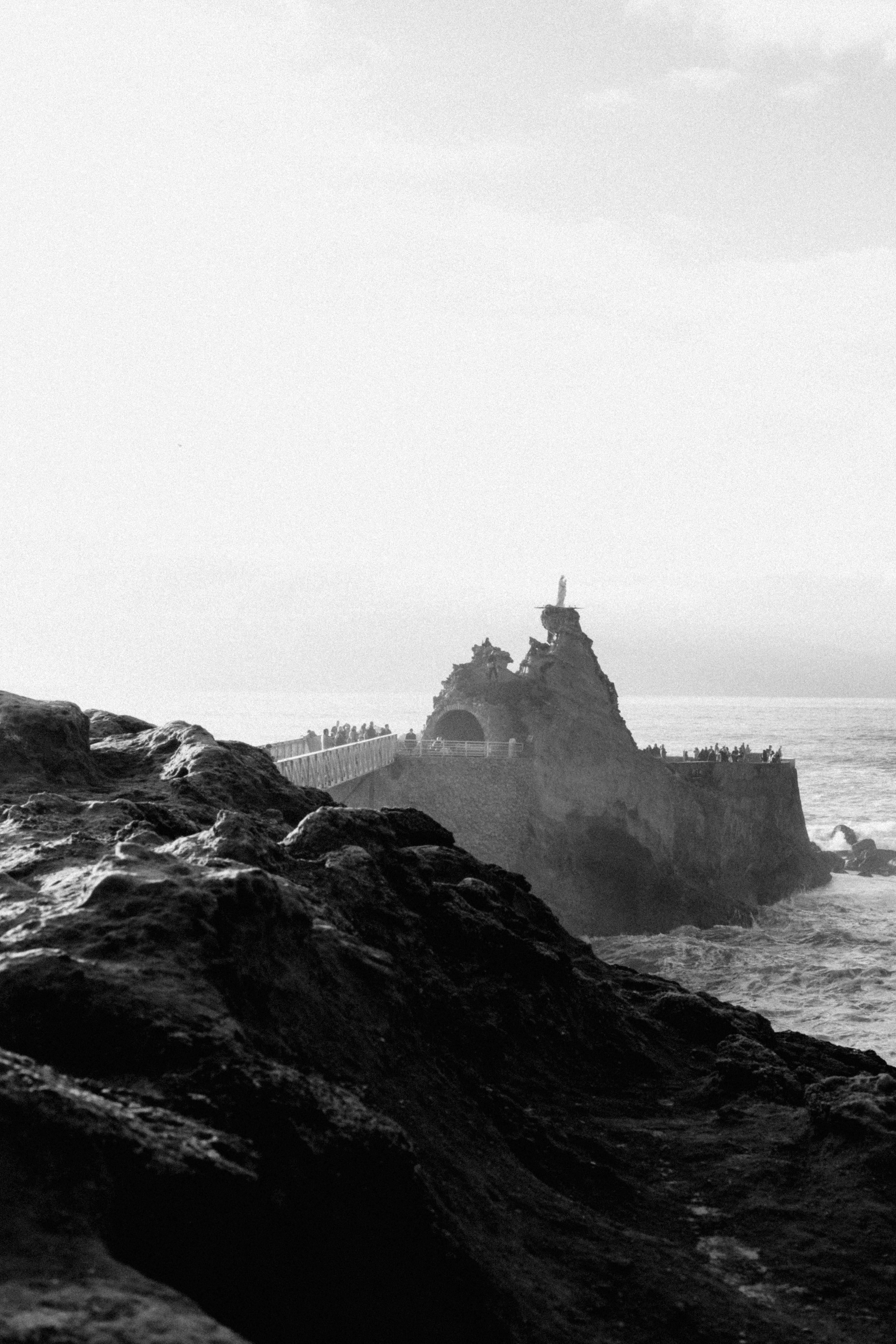 4160x6240 Black and White Photo of the Rocher de