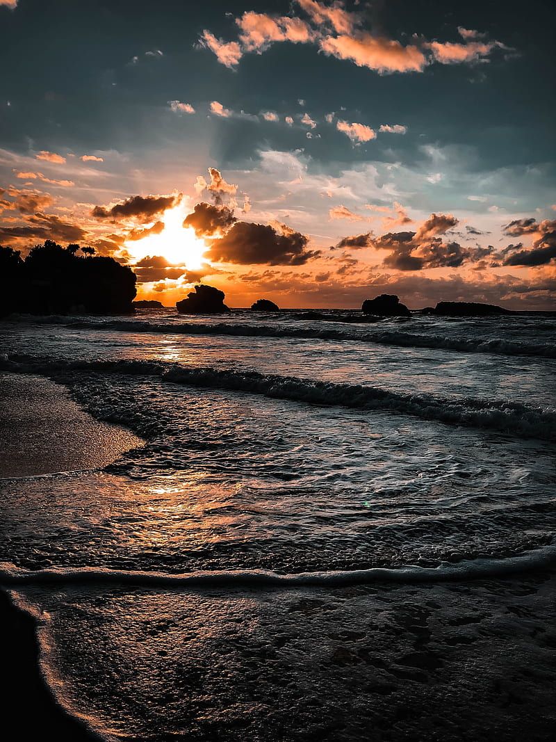 800x1067 HD biarritz beach france wallpaper