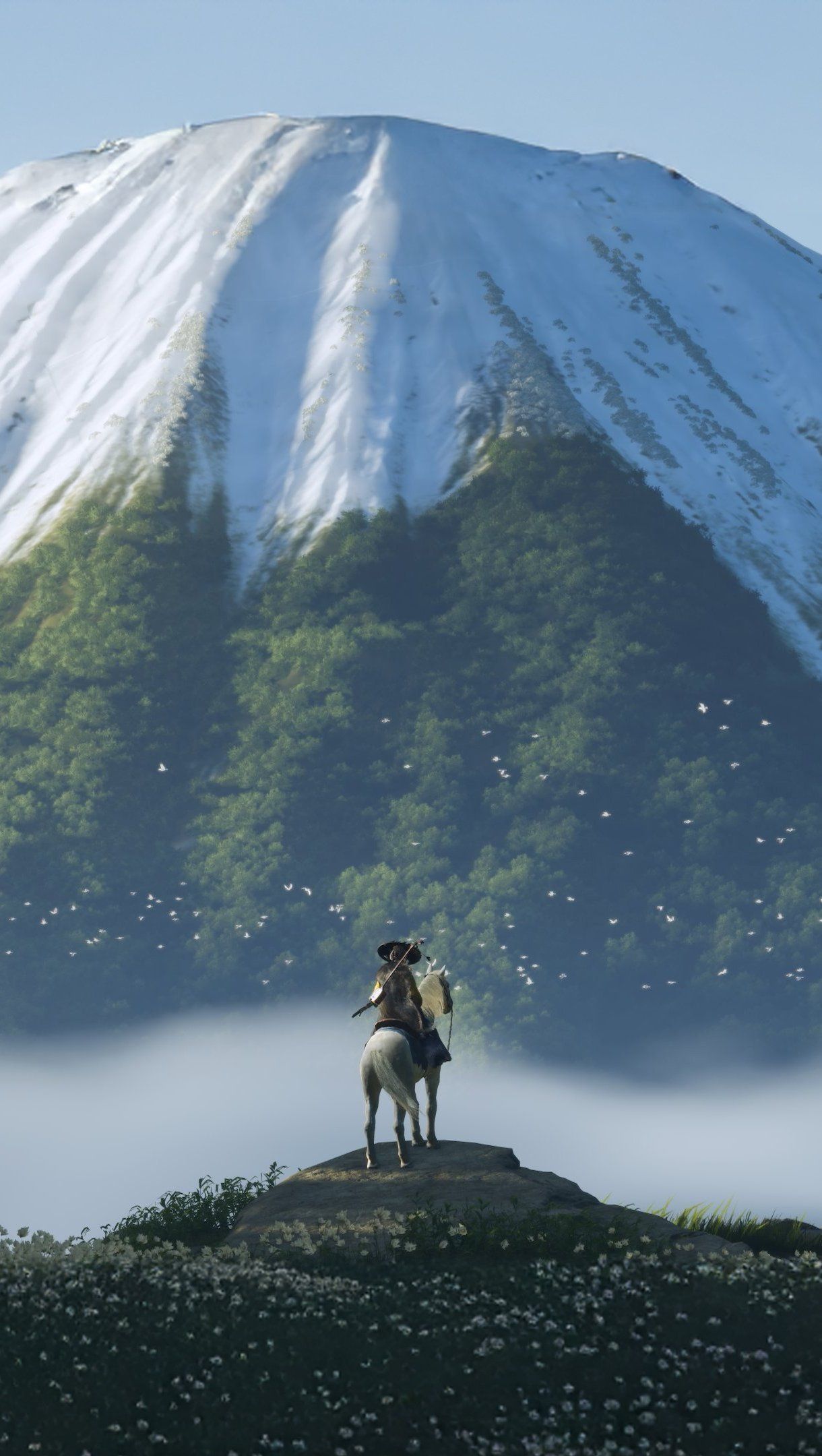 1220x2160 Ghost of Yotei Wallpaper 4k HD