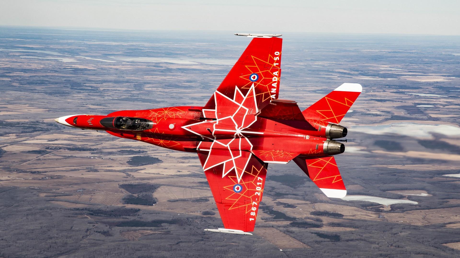 1920x1080 Canada 150 Fighter Jet [1920x1080]