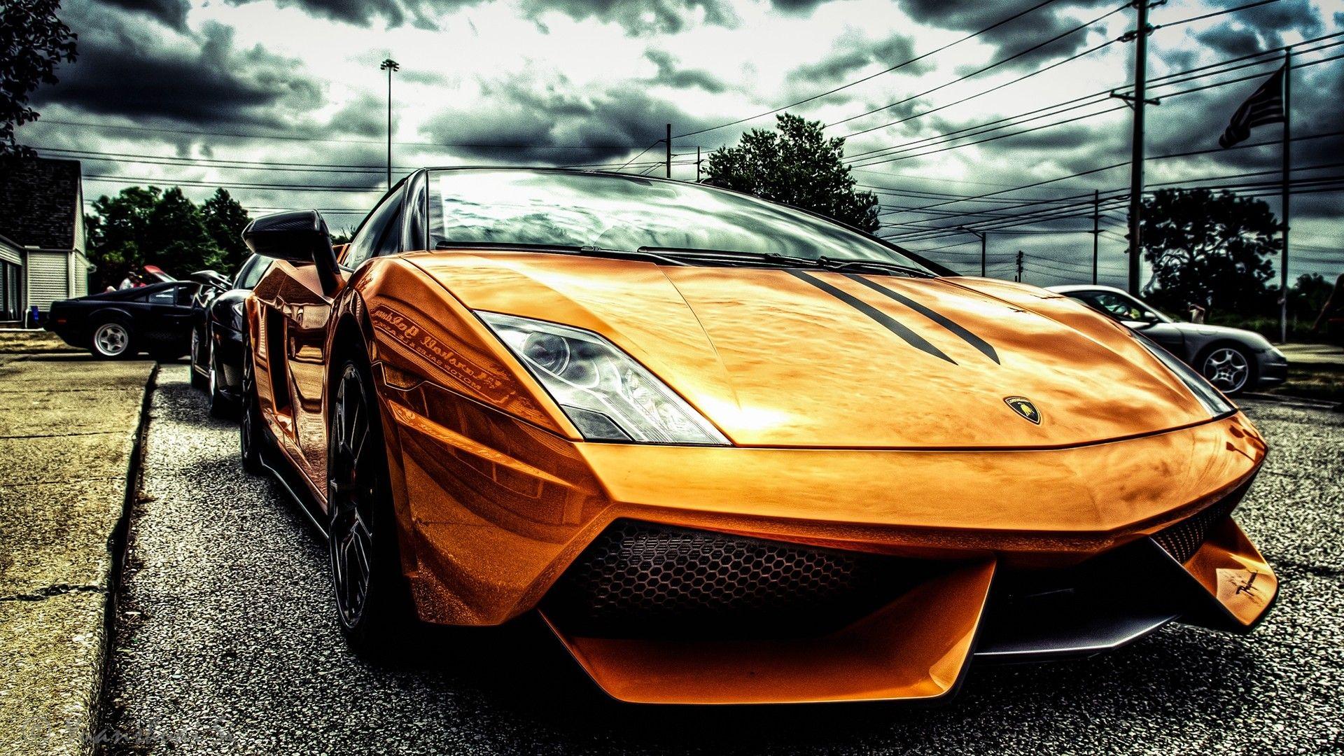 1920x1080 Gold Lamborghini HD Wallpaperx1080