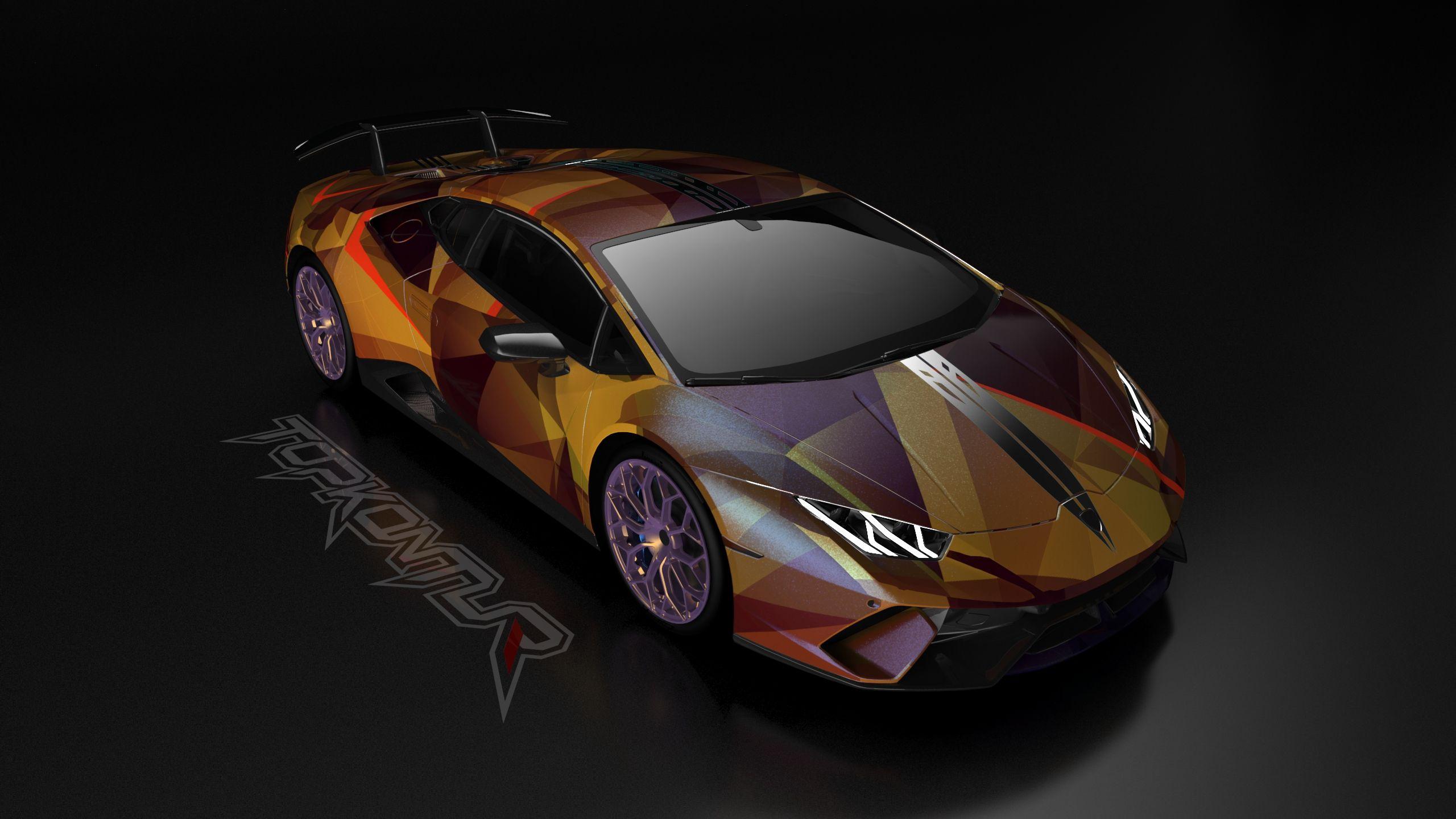 Lamborghini Huracan Золотая