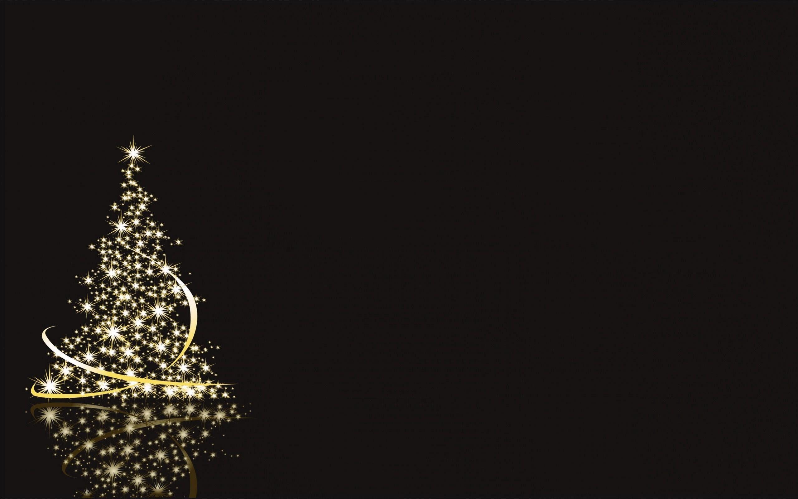 2560x1600 Christmas Tree Background Wallpaper
