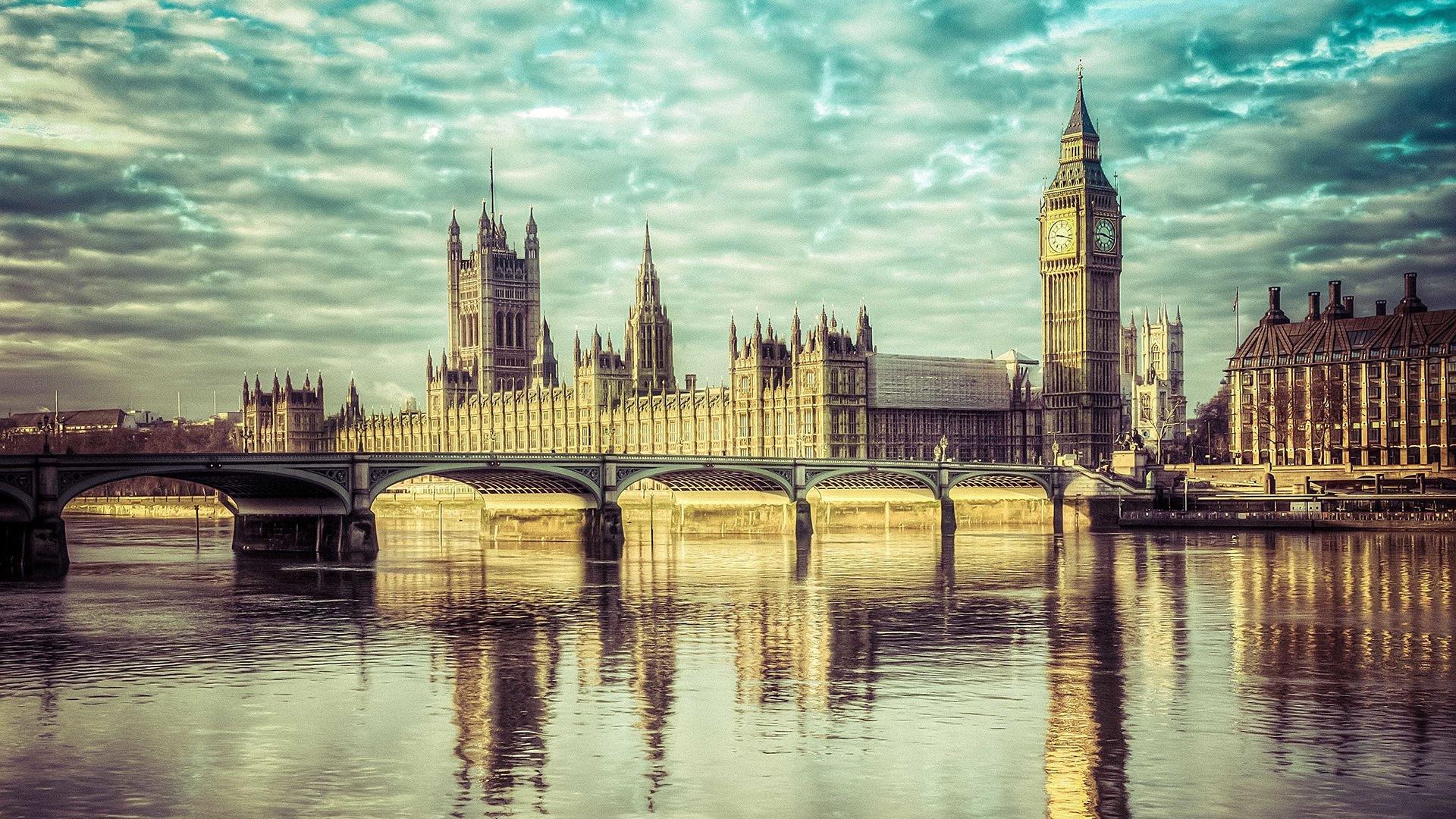 1920x1080 Big Ben London England UK River Art. Wallpaper