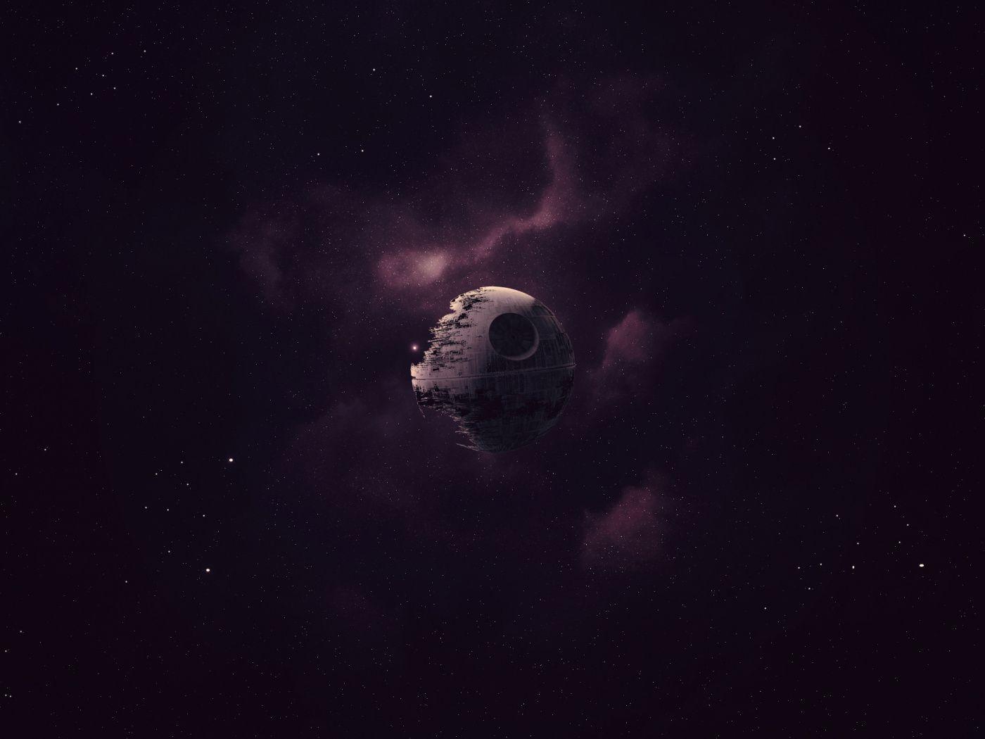 1400x1050 Download 1400x1050 Wallpaper Death Star, Star Wars, Space