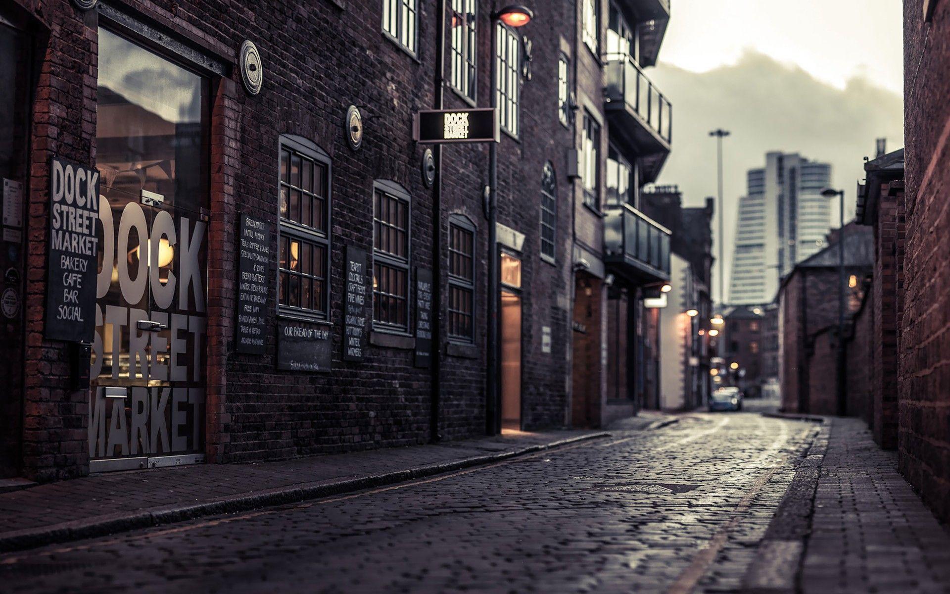 Dark Alley Digital Backdrop  Background by lewis4721 on DeviantArt