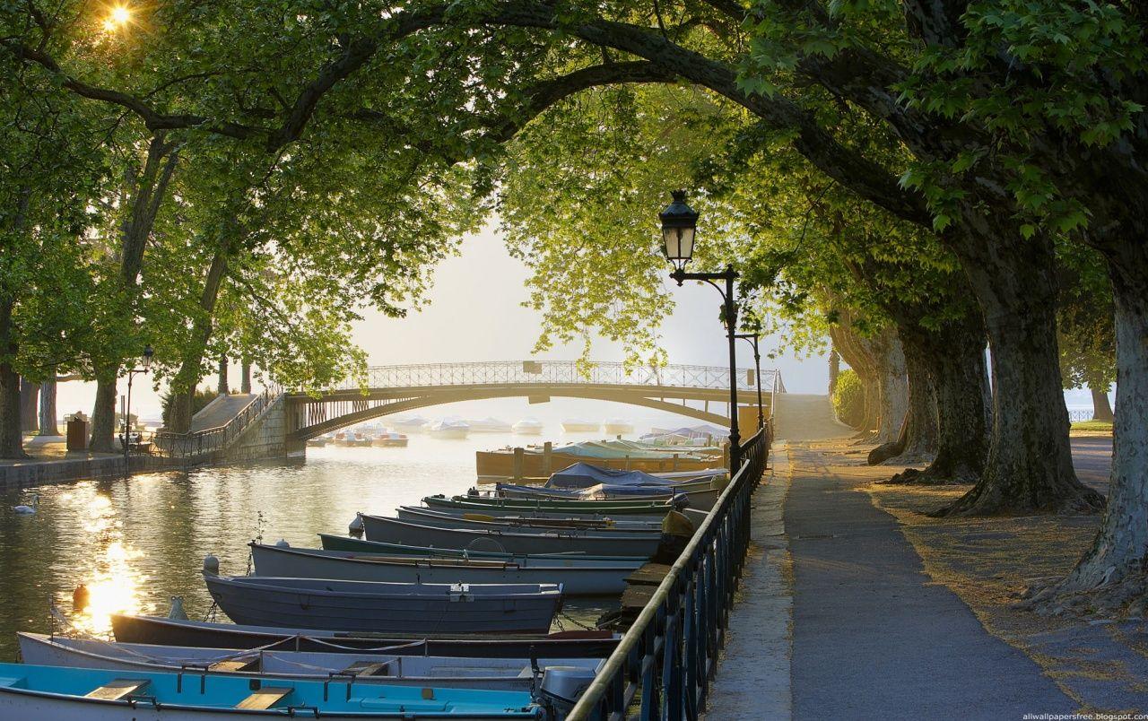1280x804 Park alley wallpaper. Park alley