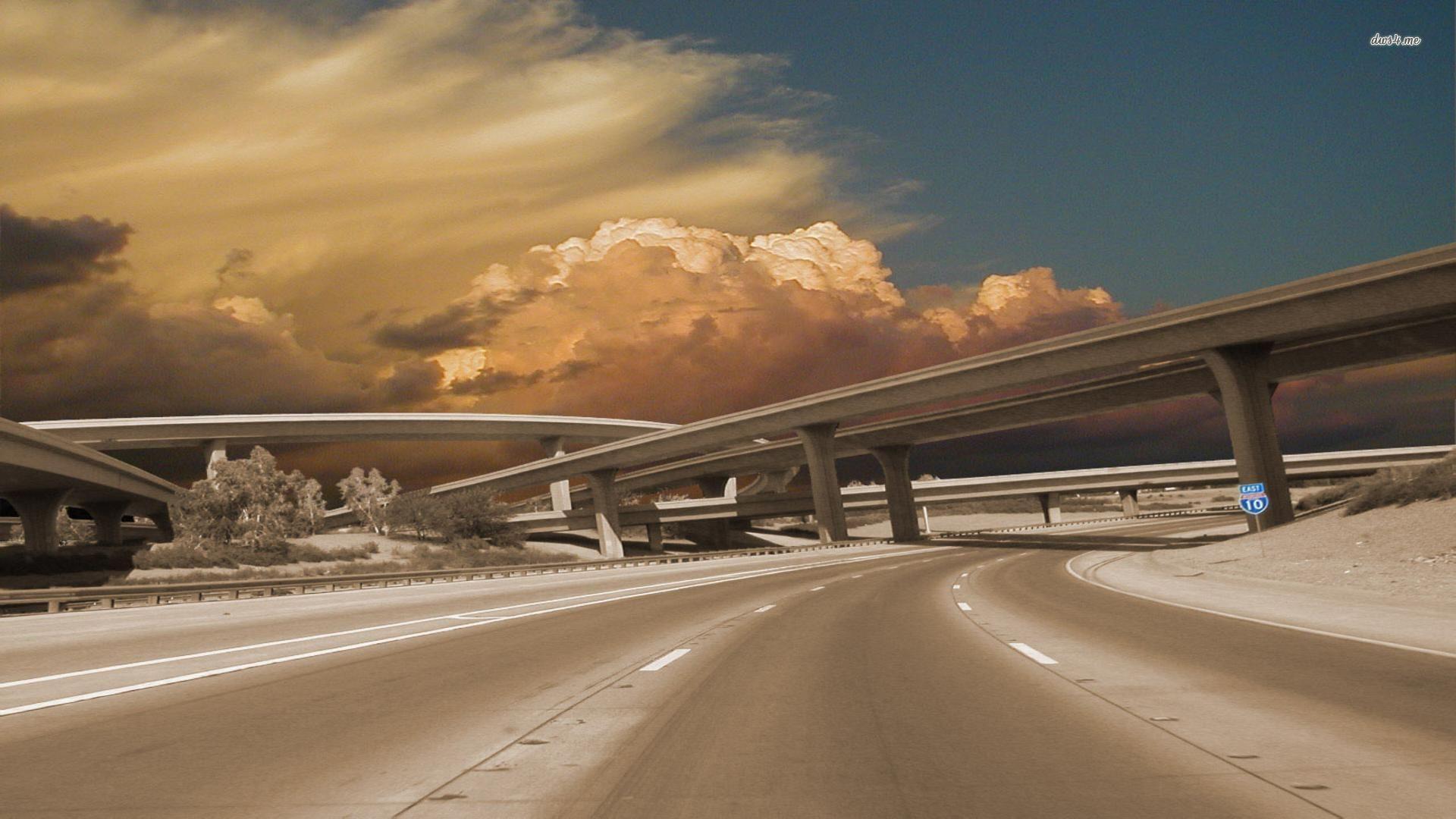 1920x1080 Intricate highway wallpaper wallpaper